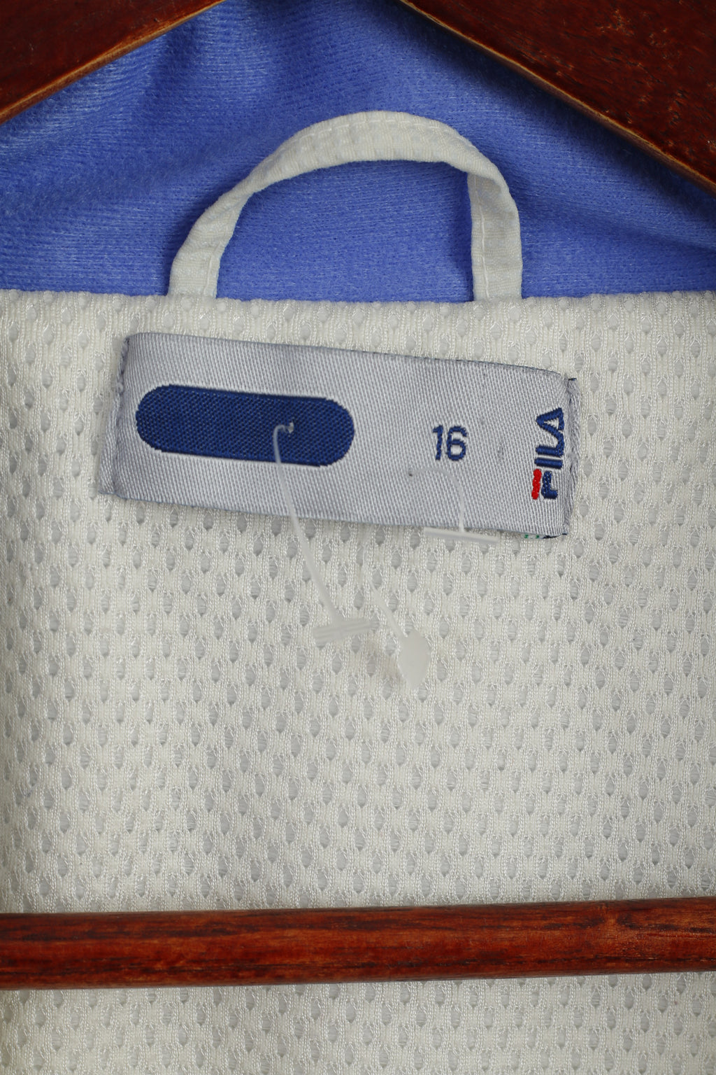 Giacca da sci FILA da donna 16 L Beige Blu Snowboard Nylon Impermeabile con cerniera