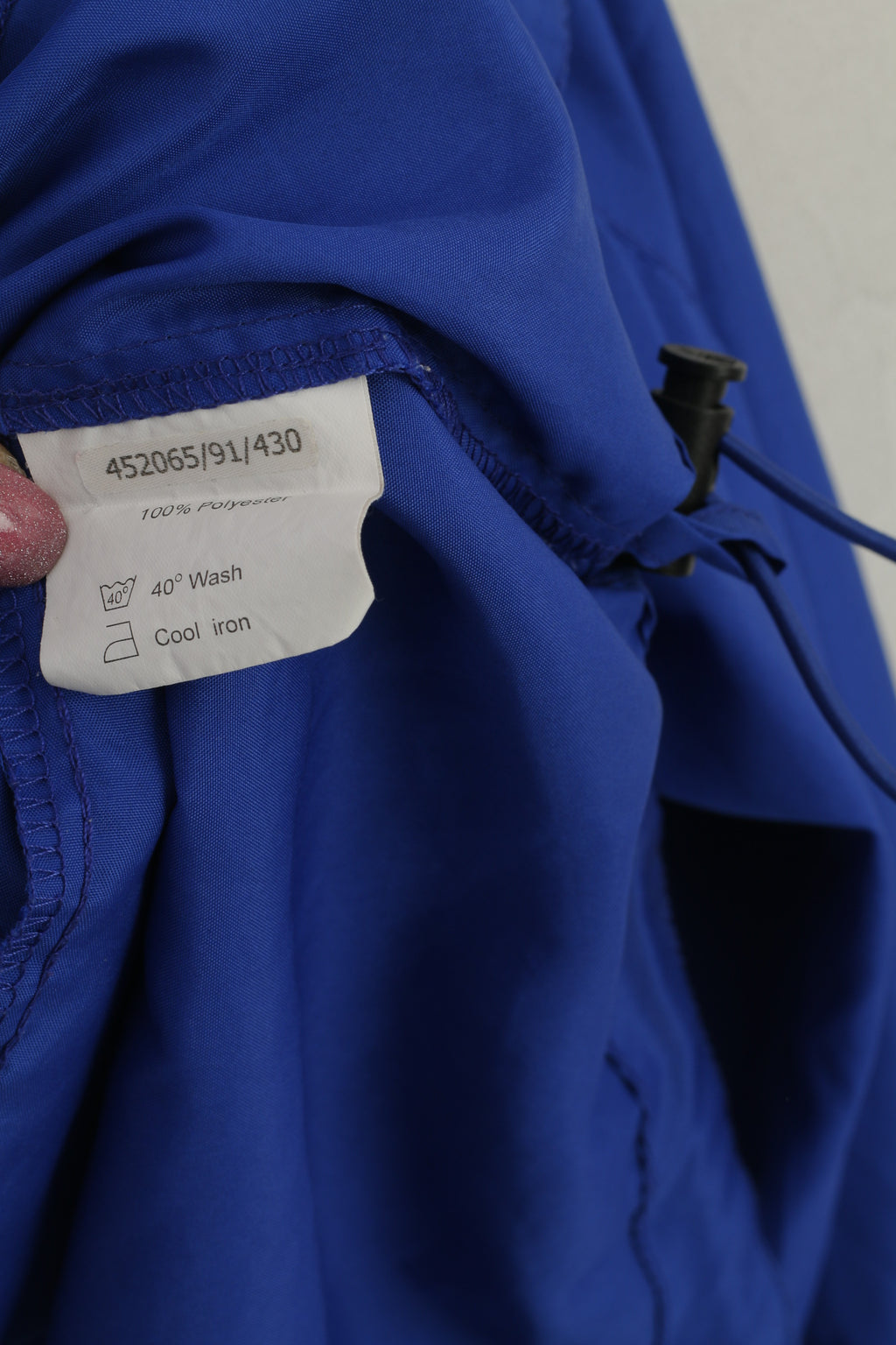 Karrimor Hommes L Veste Bleu Léger Course Réfléchissant Sport Formation Zip Up Top