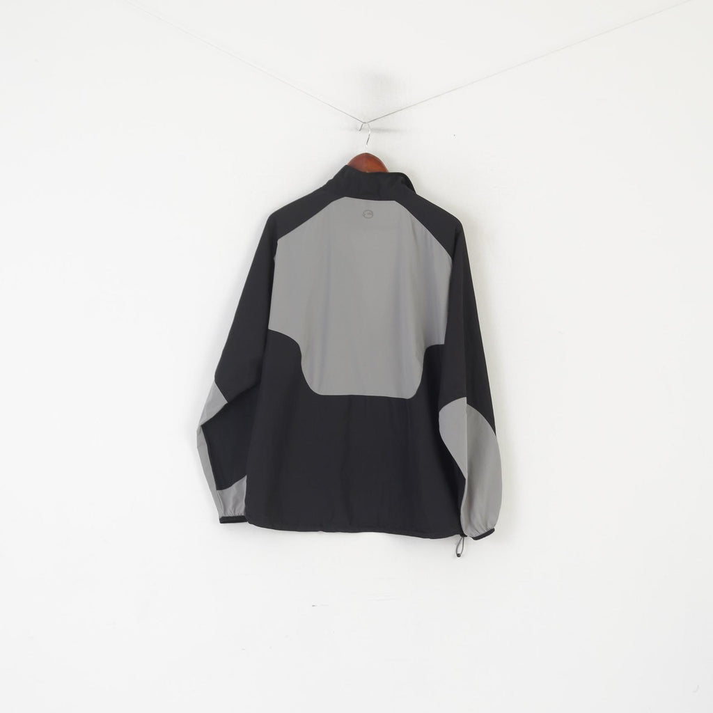 Sprayway Men XL Pullover Jacket Black Nylon Lightweight Running Sport Top