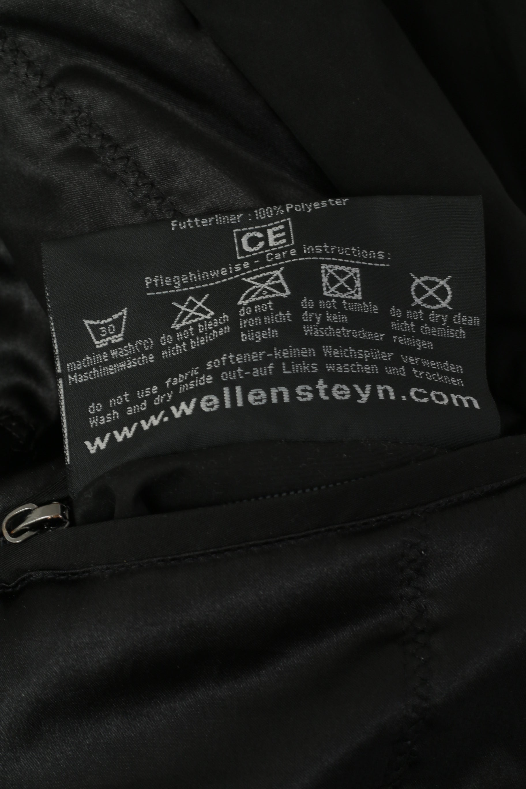 Wellensteyn Women XS Coat Black La Opera Windproof Snap Spring Autum Jacket