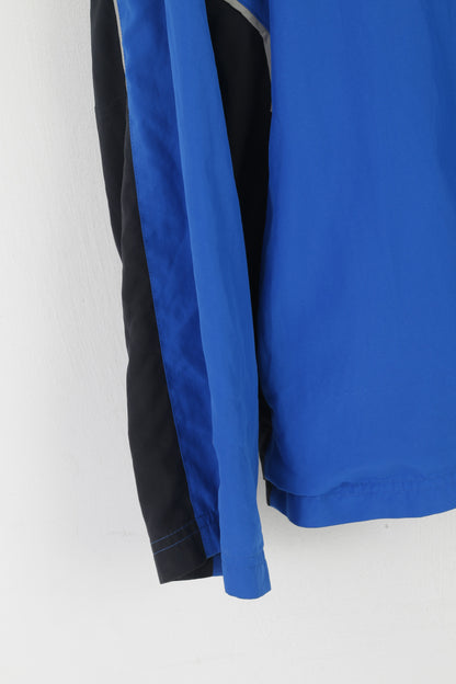 Puma Men L Jacket Blue Zip Up Lightweight Mesh Lined Sport Training Sportswear Top