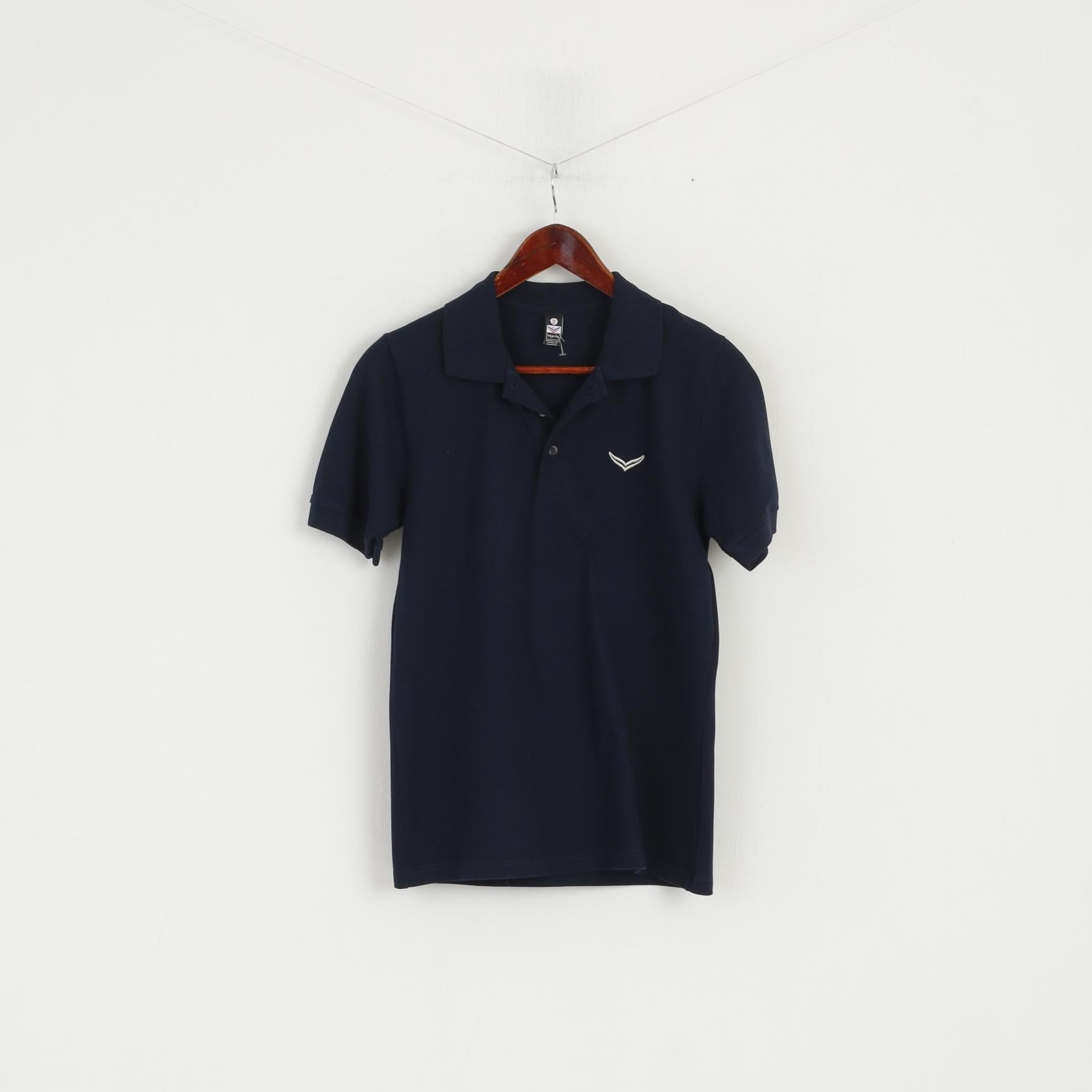 Polo Trigema da ragazzo 164 Top a maniche corte in cotone classico con bottoni dettagliati e semplici