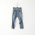 G-Star Raw Men 32 Jeans Trousers Blue Cotton Denim Elwood Embro Embroidered Pants