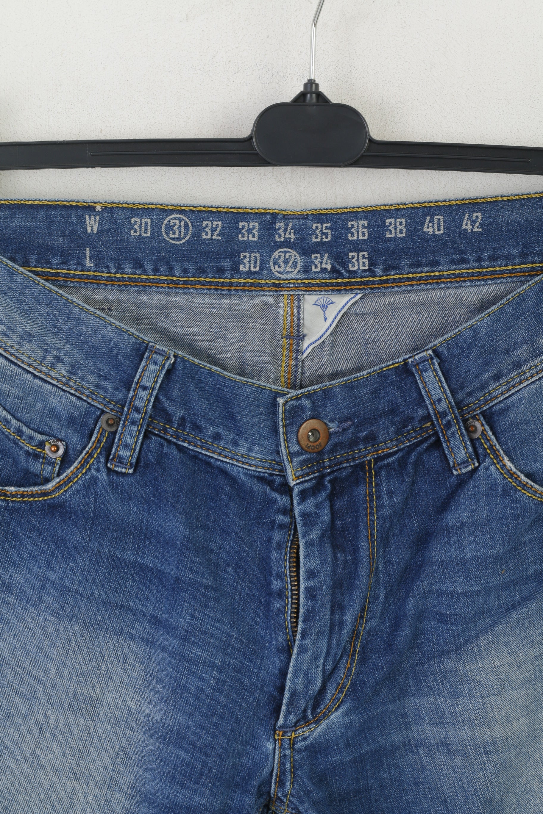 JOOP ! Pantalon Jeans Homme 31 Pantalon Droit Vintage En Denim De Coton Bleu