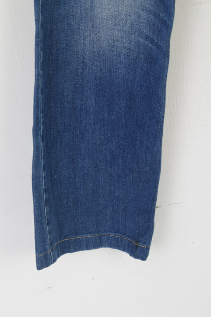 JOOP! Men 31 Jeans Trousers Blue Cotton Denim Straight Vintage Pants