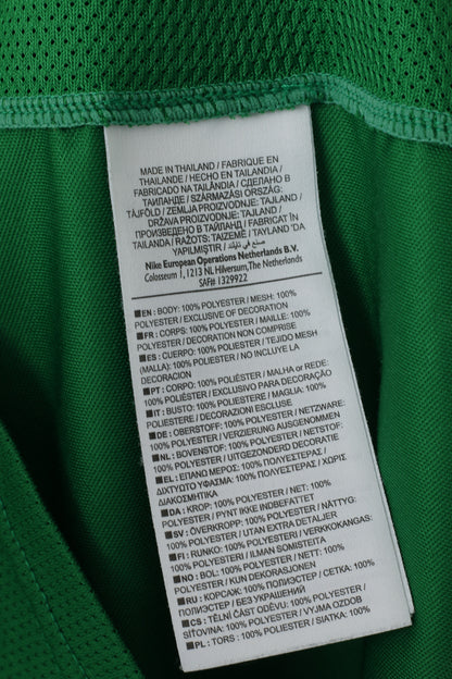 Maglia Nike Uomo S Verde Tus Lerbeck Sport #10 Activewear Jersey Top