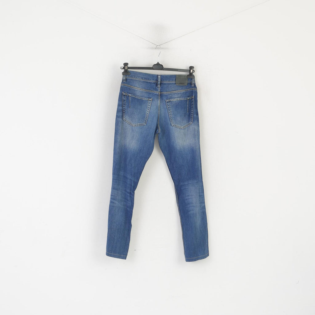 JOOP ! Pantalon Jeans Homme 31 Pantalon Droit Vintage En Denim De Coton Bleu