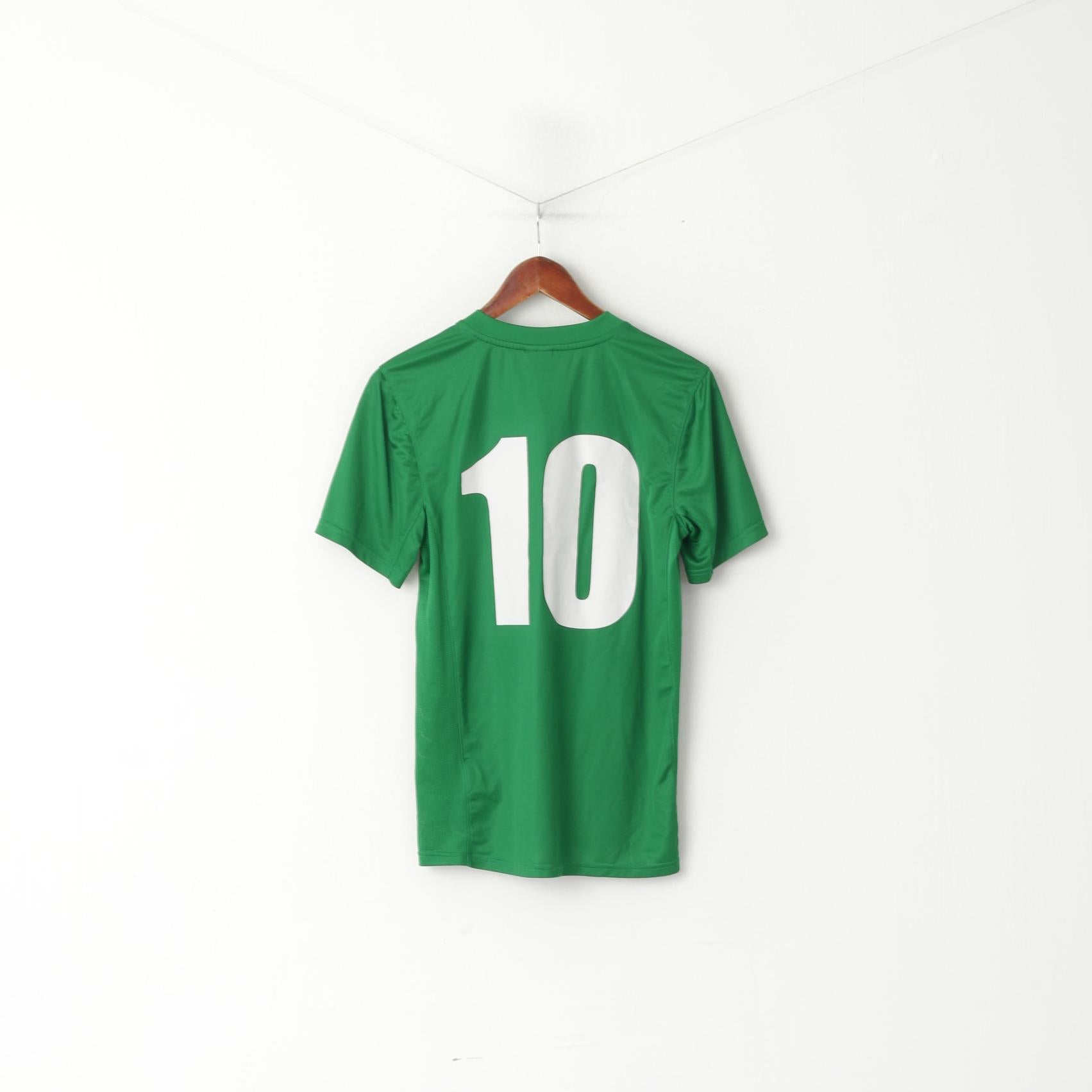 Nike Hommes S Chemise Vert Tus Lerbeck Sport #10 Activewear Jersey Top