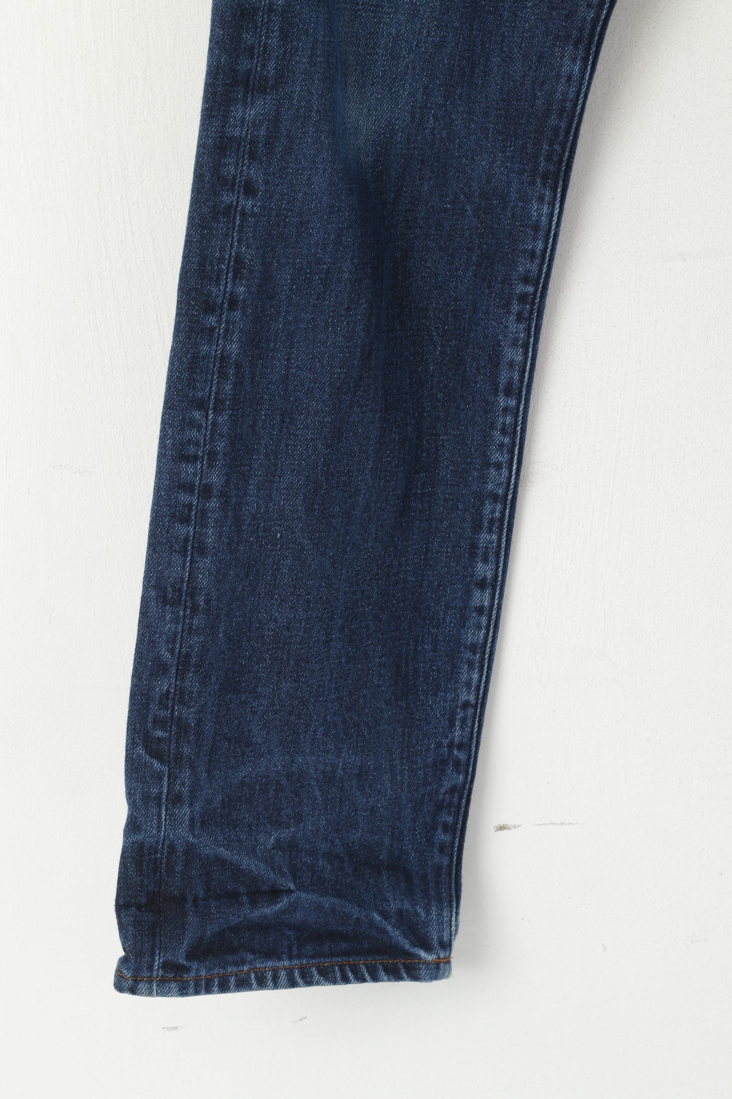 G-Star Raw Men 31 Jeans Trousers Navy Denim Cotton 3301 Tapered Pants