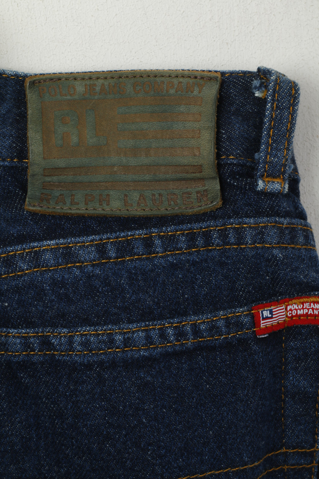 Polo Jeans Ralph Lauren Women 8 Jeans Trousers Navy lare Navy Cotton Polo Jeans Company