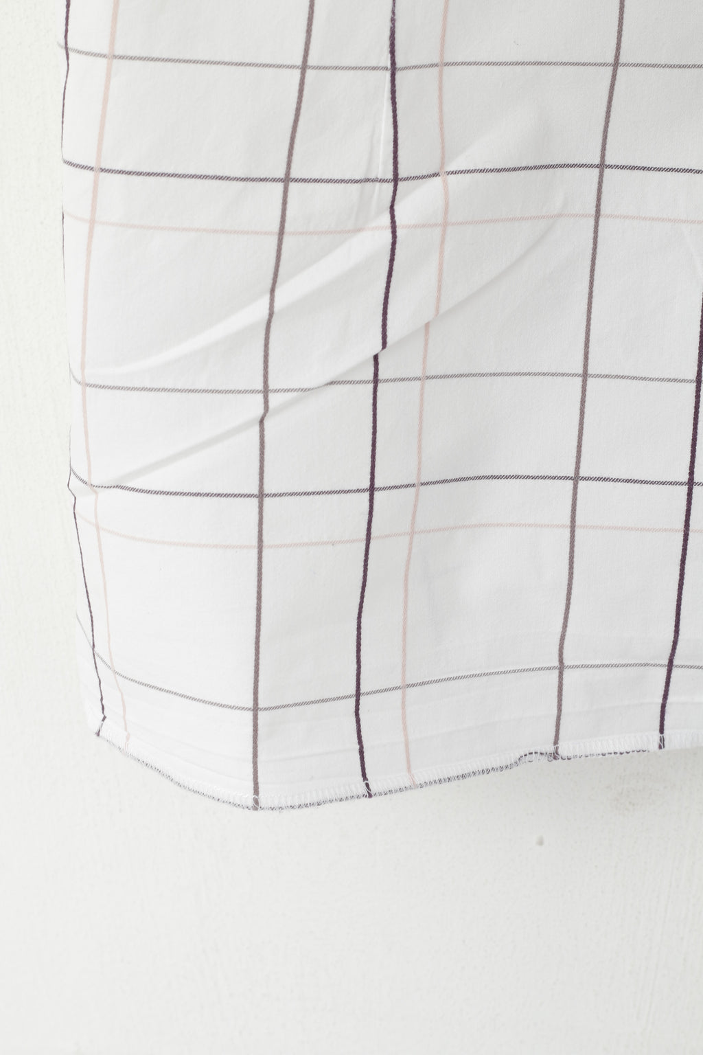 Levi's Red Tab Men XL Casual Shirt White Check Cotton Pocket Short Sleeve Top