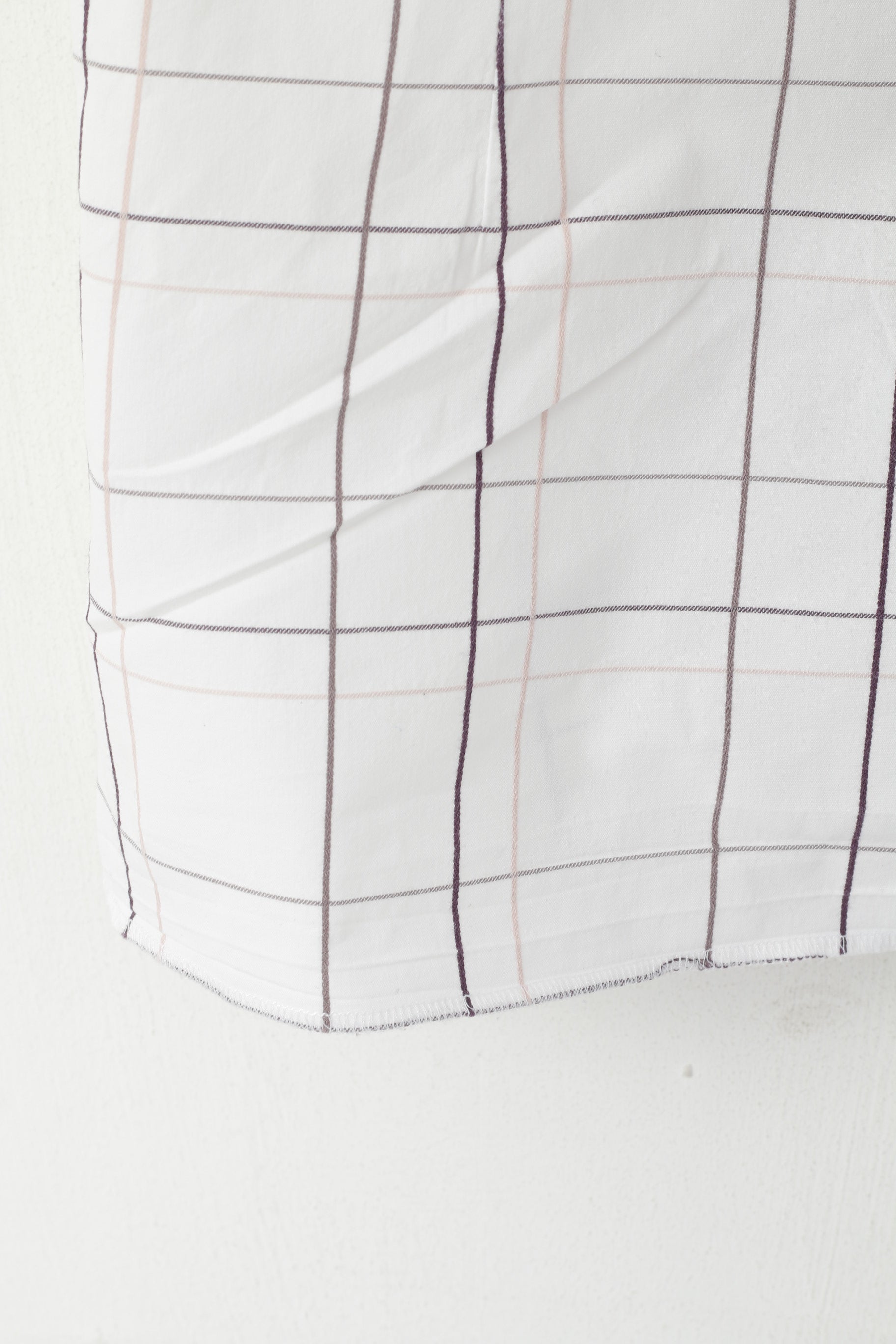 Levi's Red Tab Men XL Casual Shirt White Check Cotton Pocket Short Sleeve Top