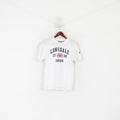 Lonsdale London Women S Shirt White Cotton Crew Neck Vintage Unisex Top