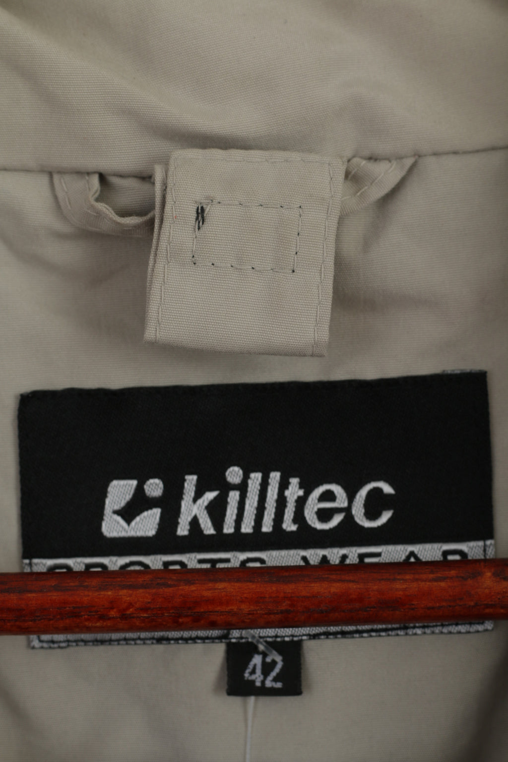 Killtec Femmes 42 XL Veste Beige Zip Up Sportswear Haut De Randonnée En Plein Air