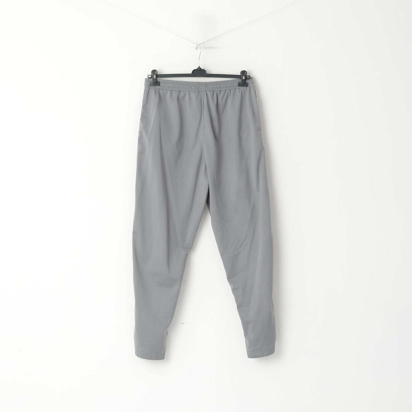 MC Orvis Sport Men 56 XL Sweatpants Grey Shiny Sportswear Side Snap Trousers