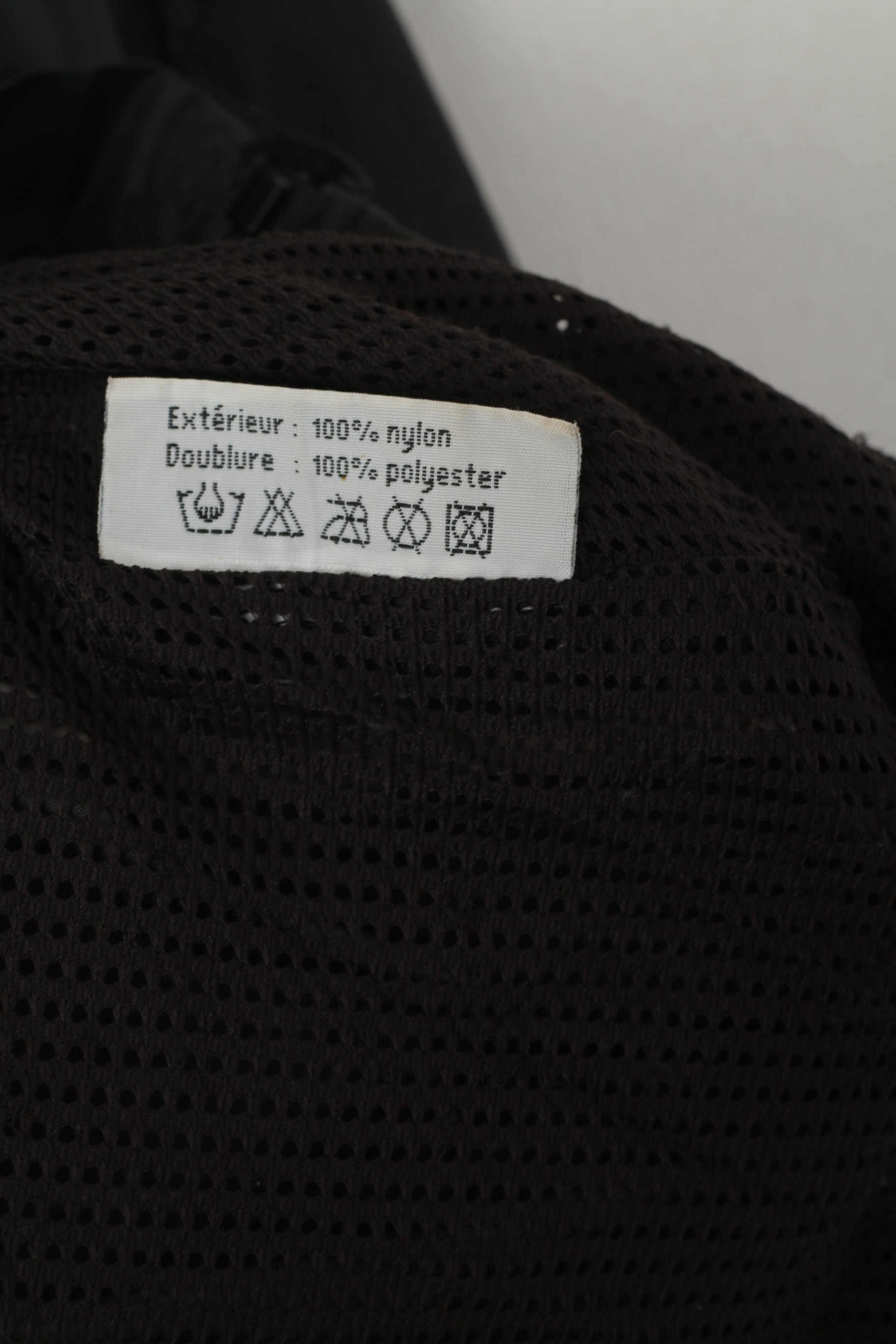 Kooga Men S Jacket Black Nylon Waterproof Rugby Full Zip Hidden Hood Top