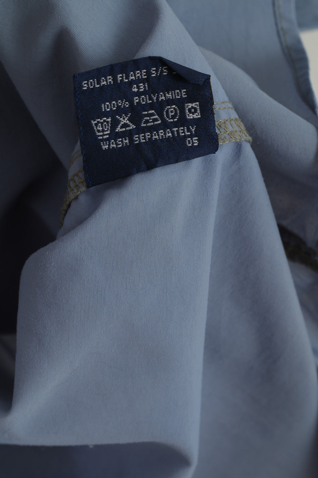 Sprayway Men S Casual Shirt Blue Outdoor Pockets Hiking Short Sleeve Top