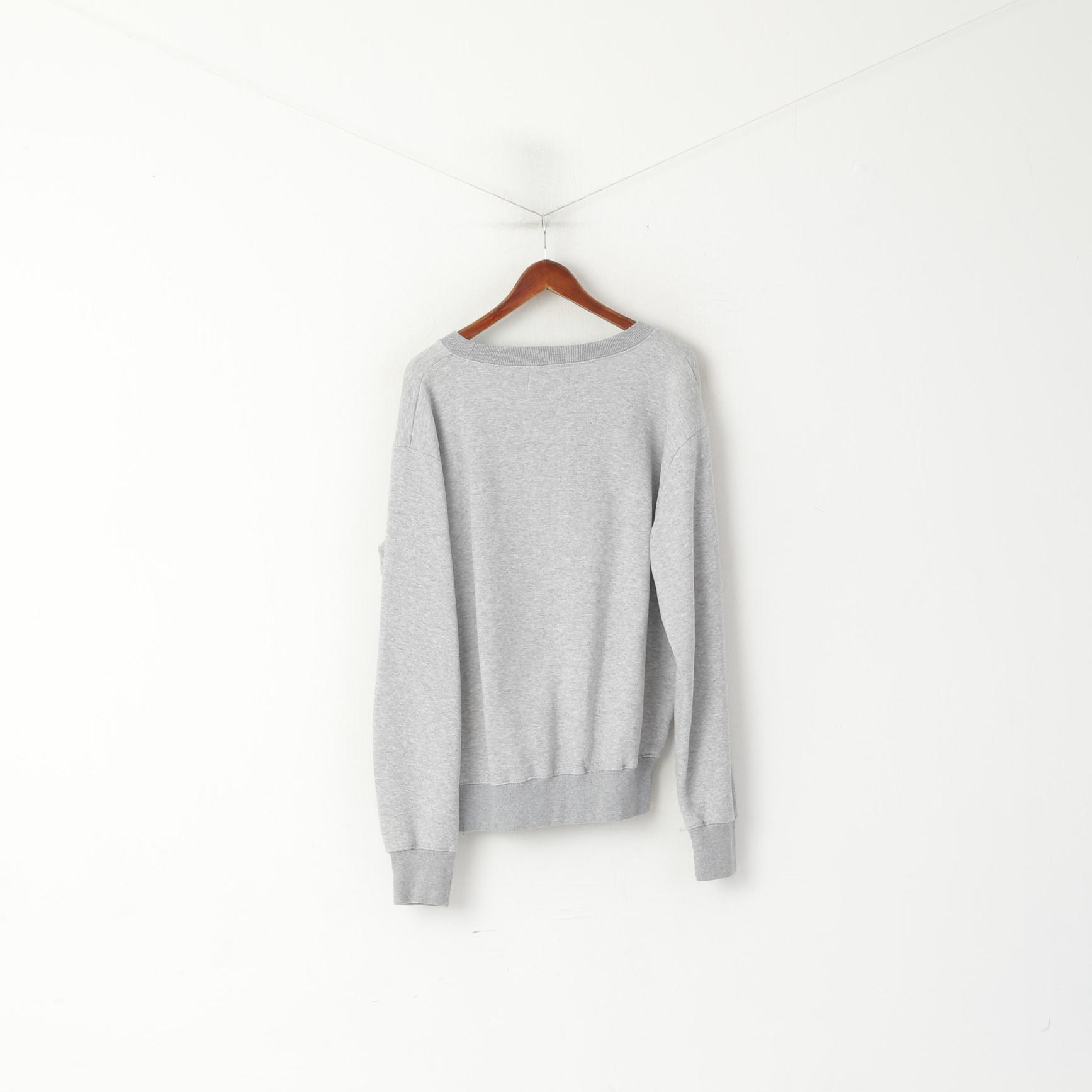 MMT Men XXL Sweatshirt Grey Cotton Winter Atari Game Vintage Sport Top