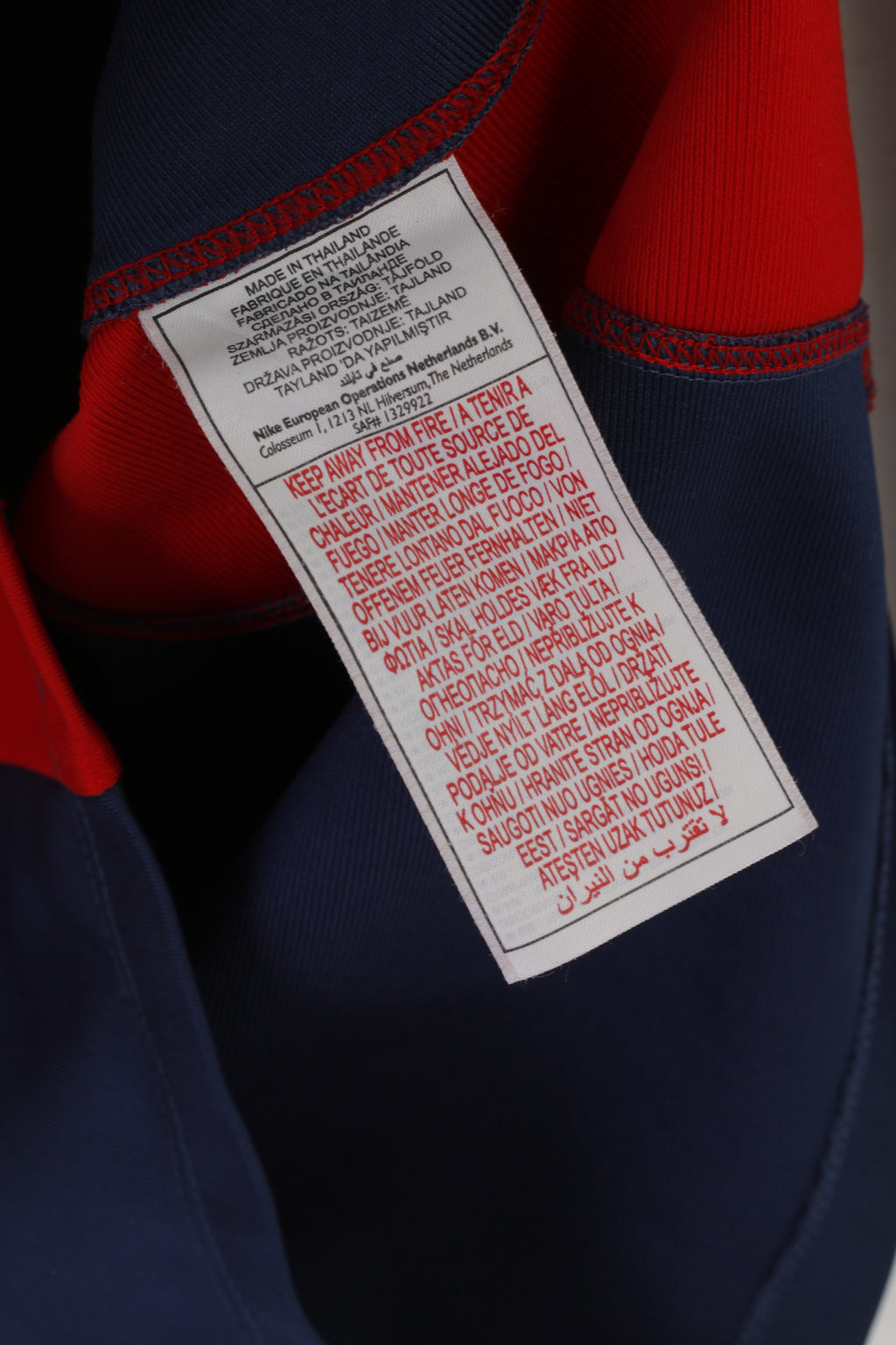 Nike Rugby Youth XL 158-170cm Shirt Navy ESPN Dri-Fir Long Sleeved Jersey Top