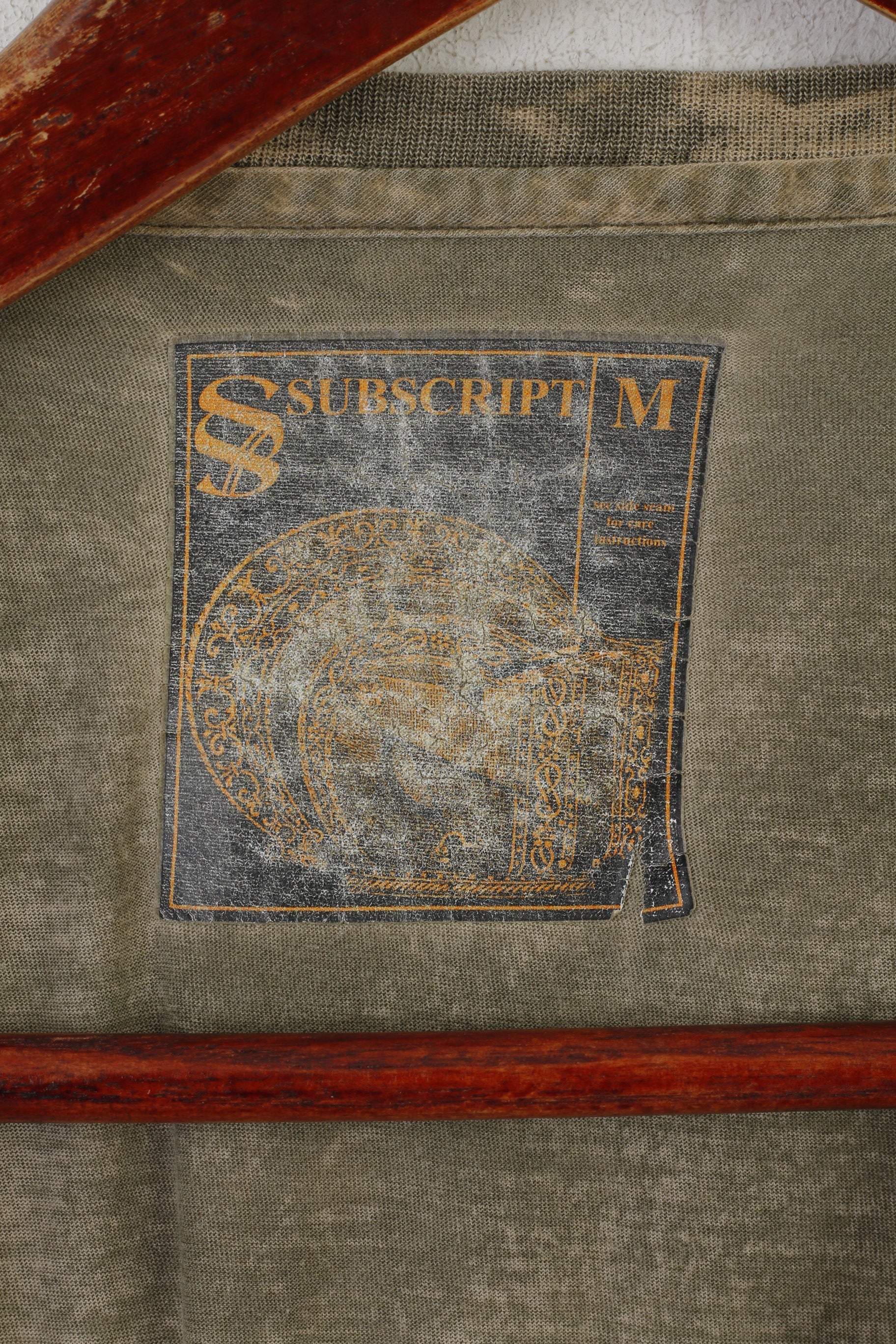 Subscript Hommes M Chemise Kaki Coton Délavé Marvin Gaye War Is nNot the Answer Top