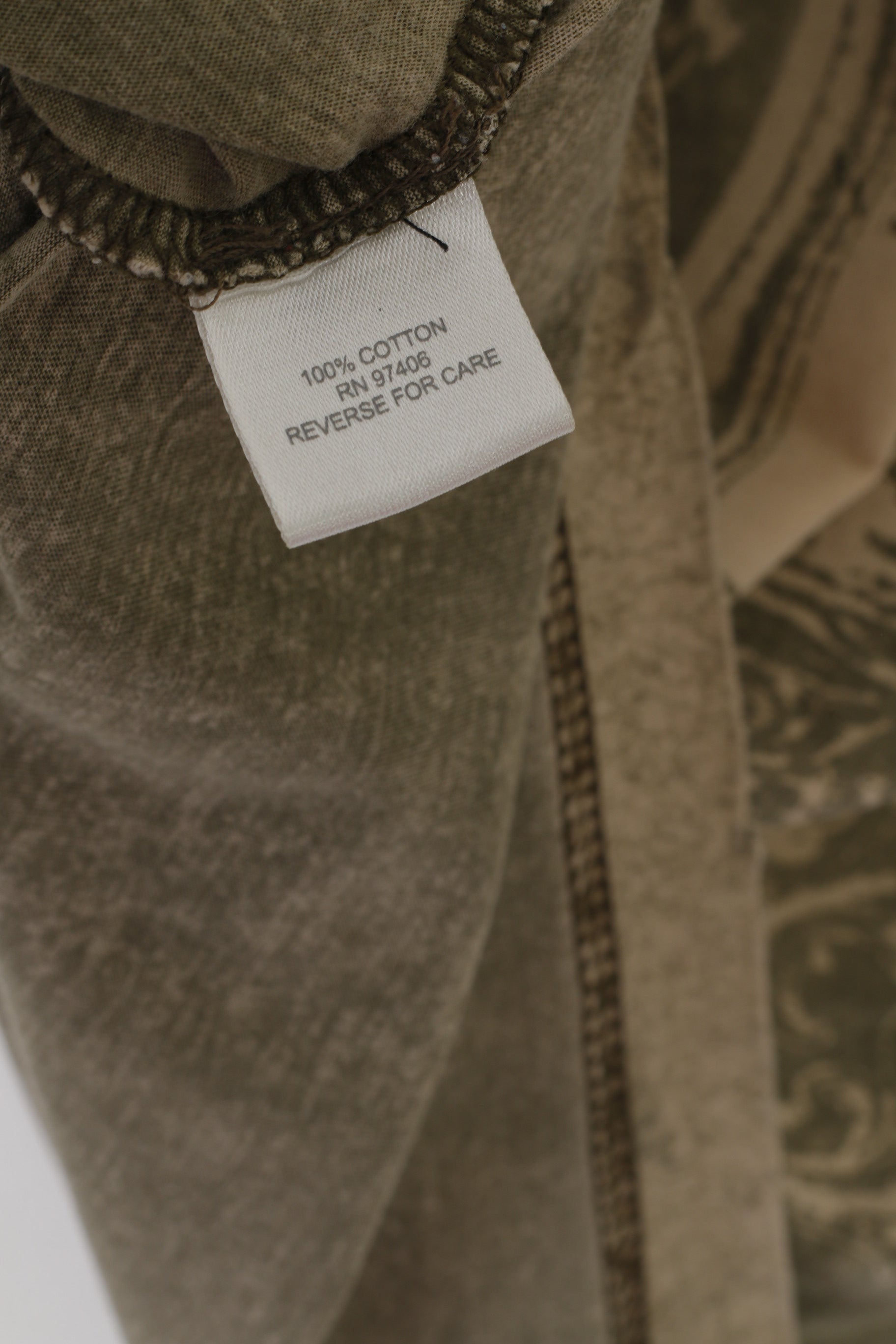 Subscript Hommes M Chemise Kaki Coton Délavé Marvin Gaye War Is nNot the Answer Top