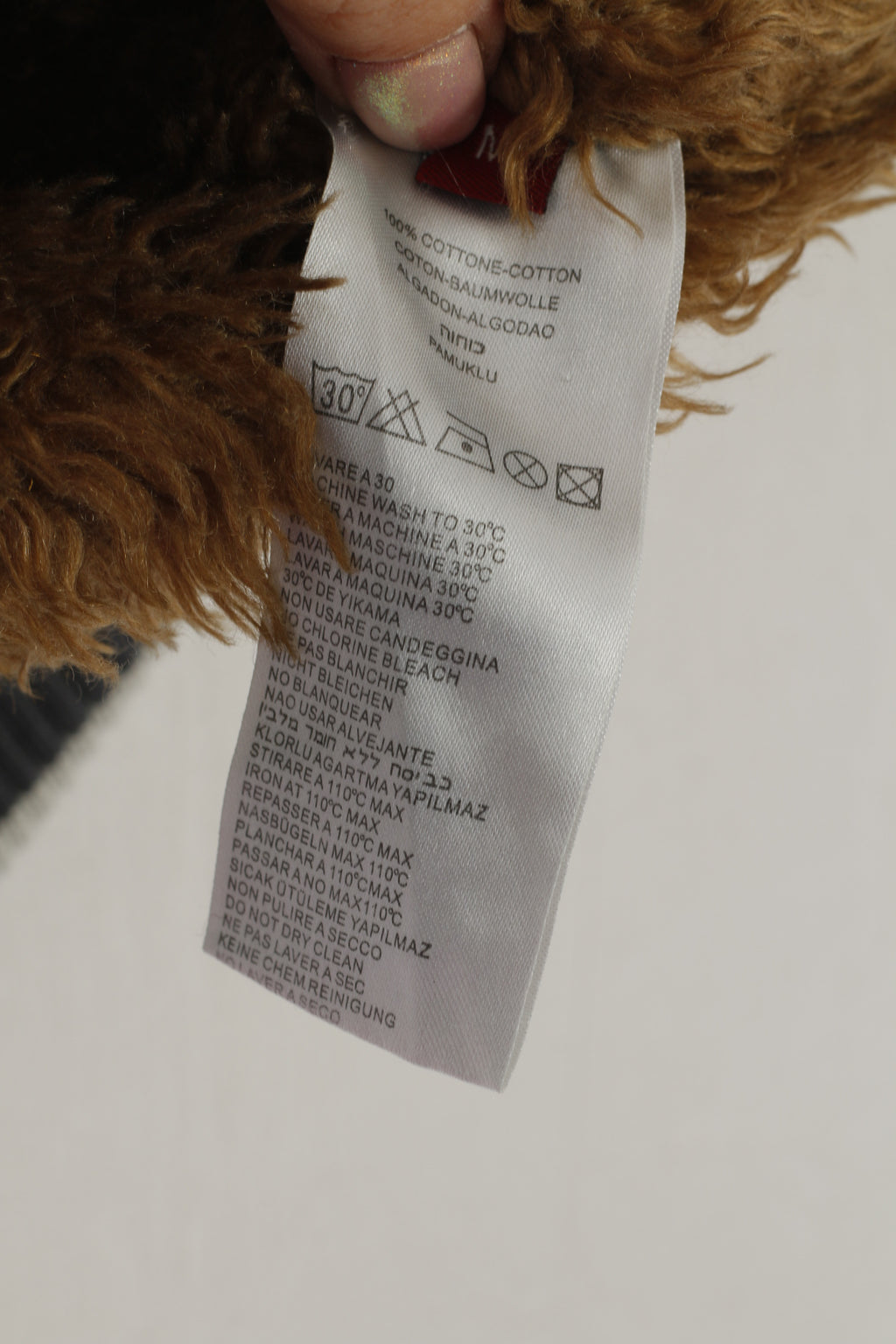 L Joy & Ronnie Women M Bodywarmer Navy Cotton Padded Hooded LJR Funny Vest