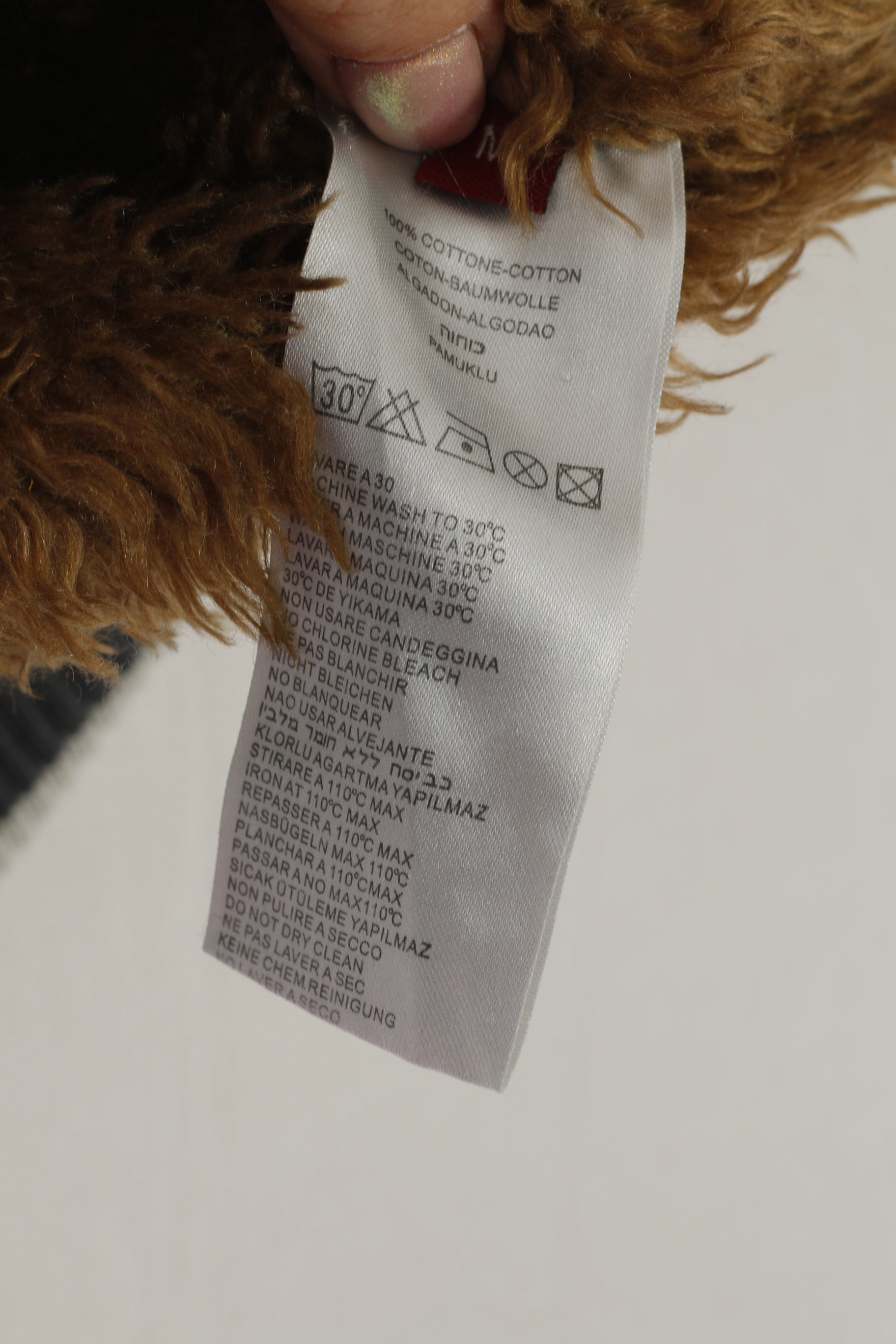 L Joy & Ronnie Women M Bodywarmer Navy Cotton Padded Hooded LJR Funny Vest