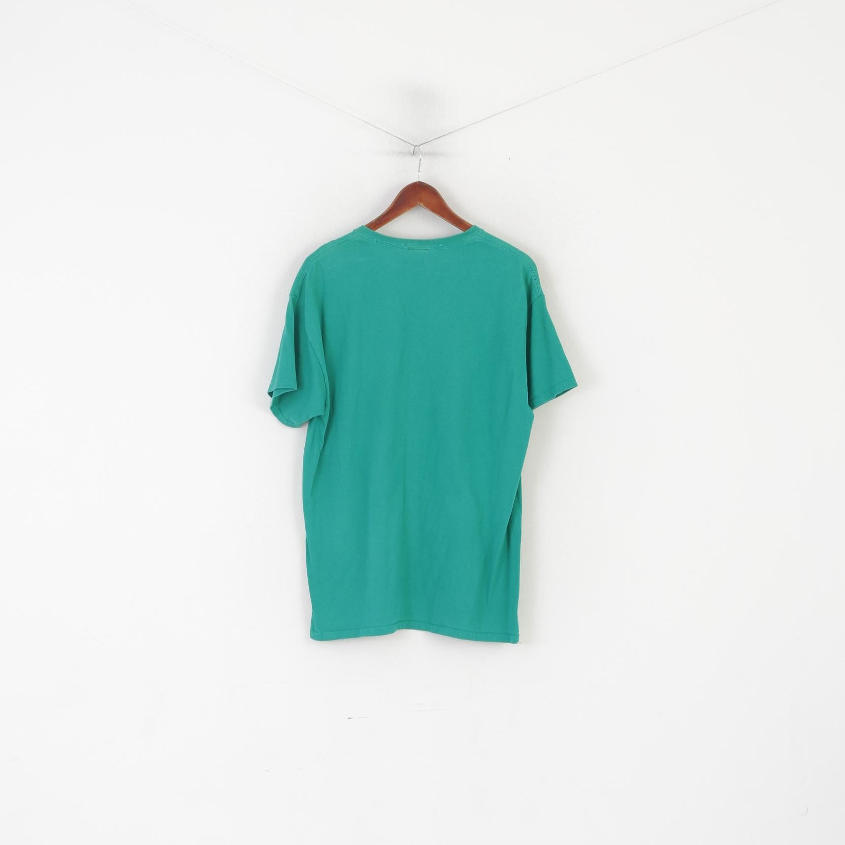 Marvel Comics Gildan hommes L chemise vert coton graphique Hulk garder le calme