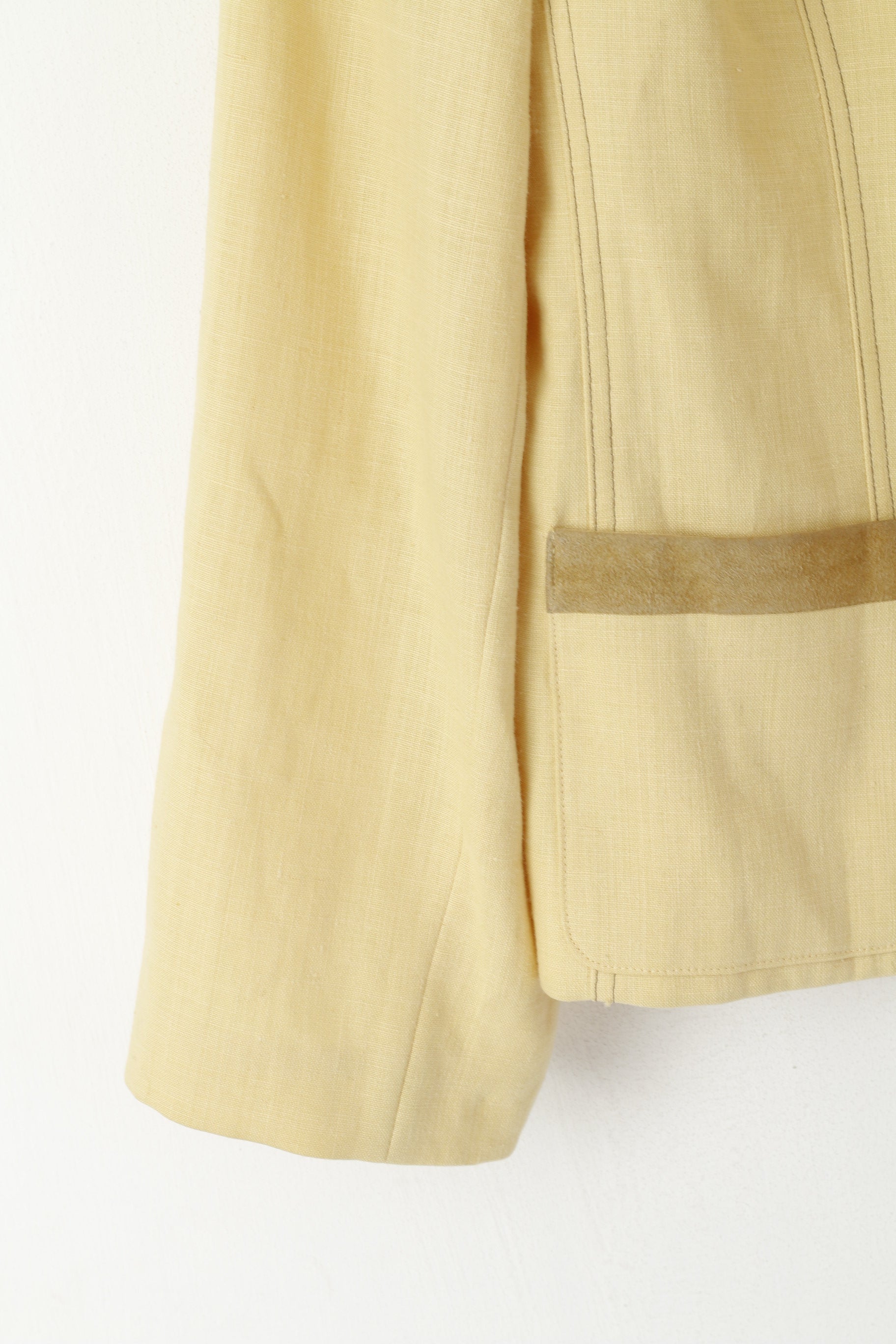 Hagro Country Women 14 40 Blazer Cream Folk Tirol Single Breasted Vintage Jacket