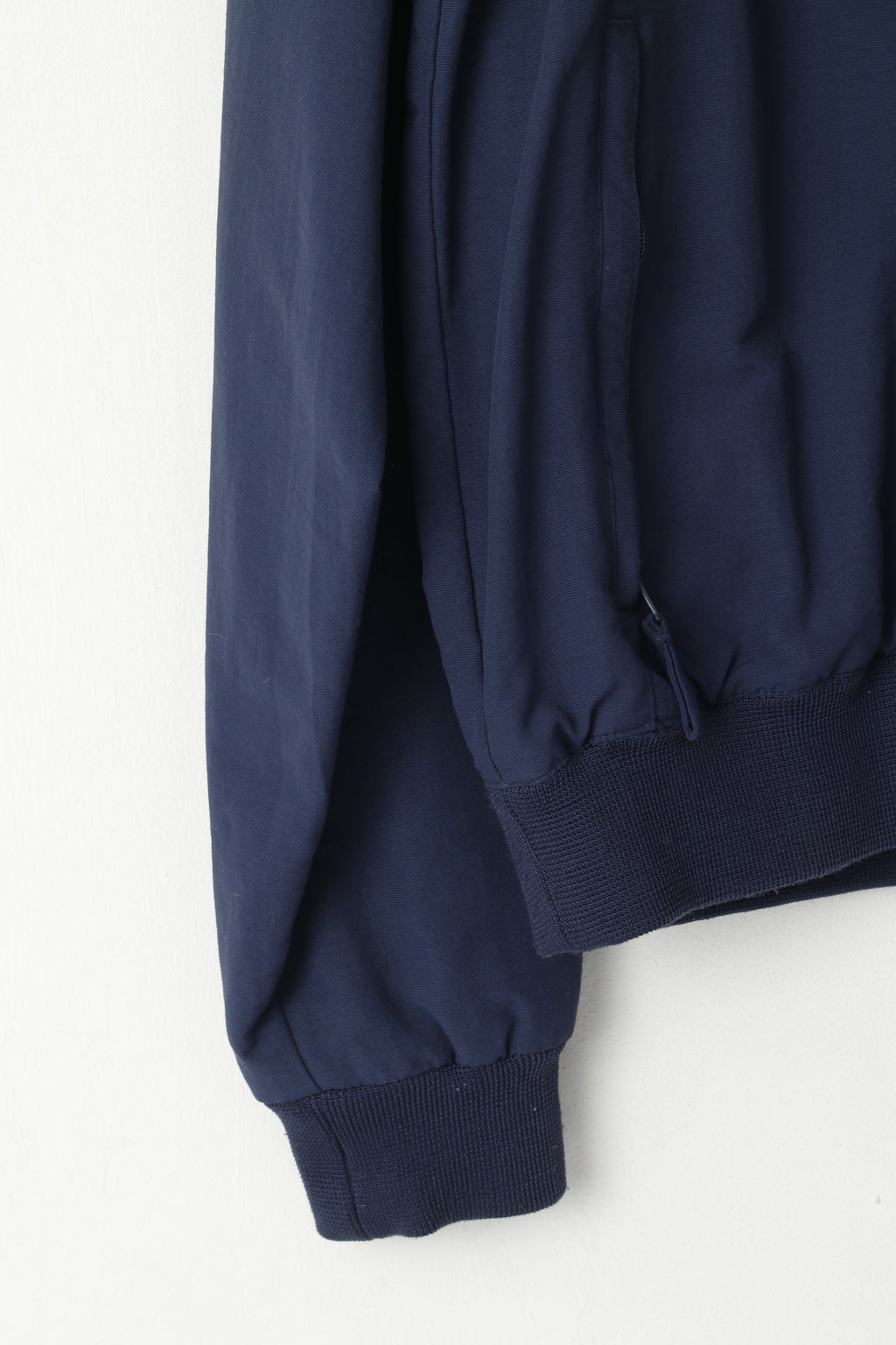 Fila Hommes 52 L (M) Veste Marine Nylon Imperméable Classique Zip Up Harrington Sport Top