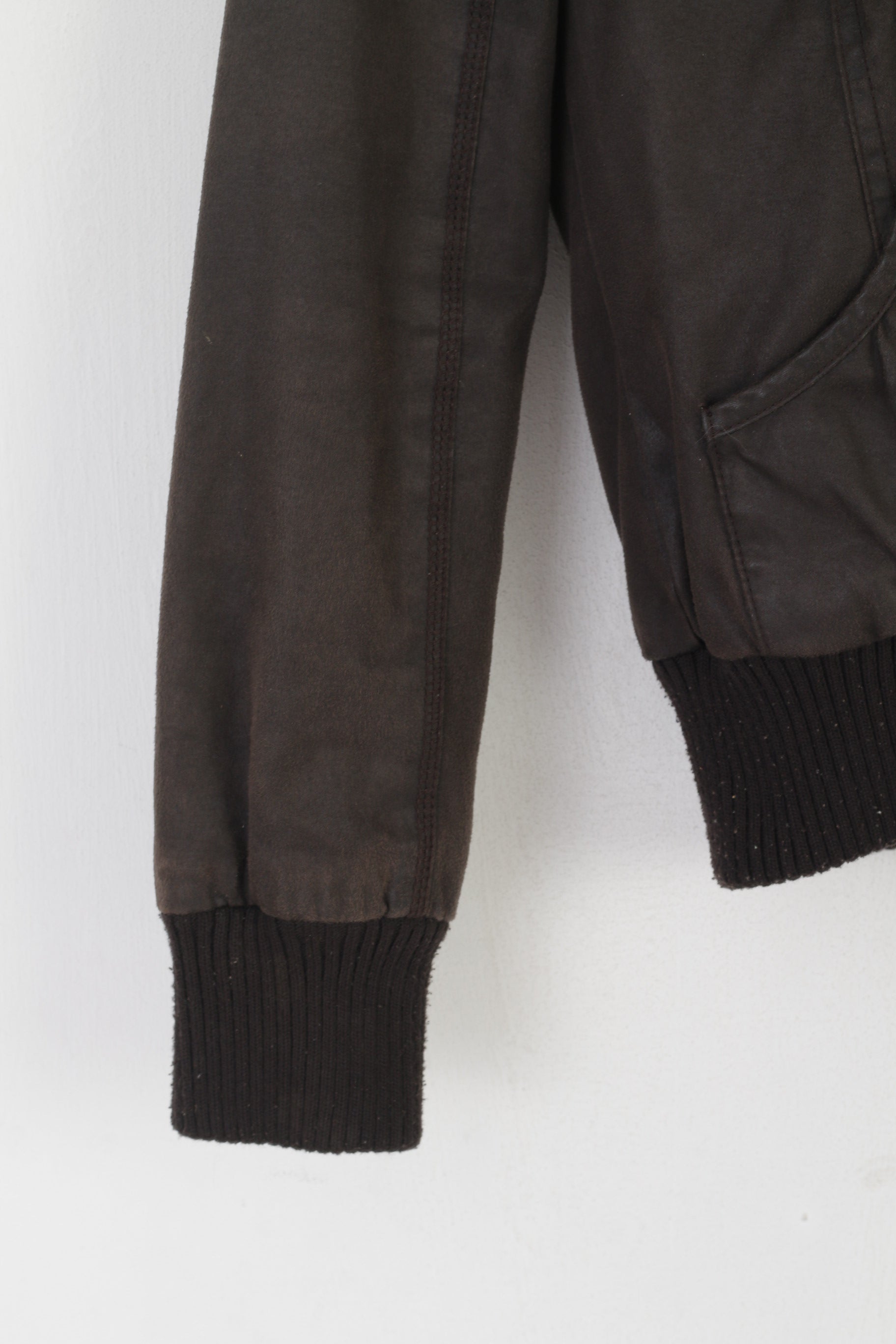 Khujo Veste pour femme en coton marron avec capuche zippée et haut de festival Pure Sound