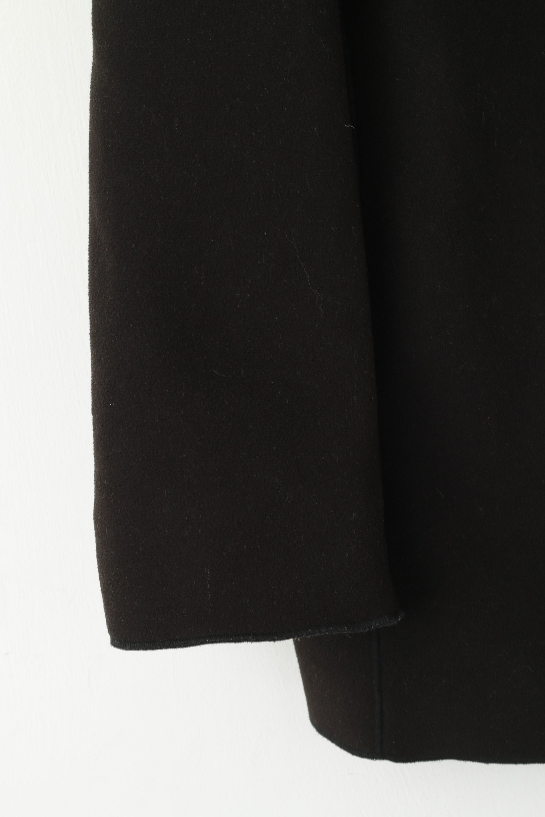 Marc Aurel Women 44  XL Fleece Top Black Snap Stand-up Collar Casual Light Jacket