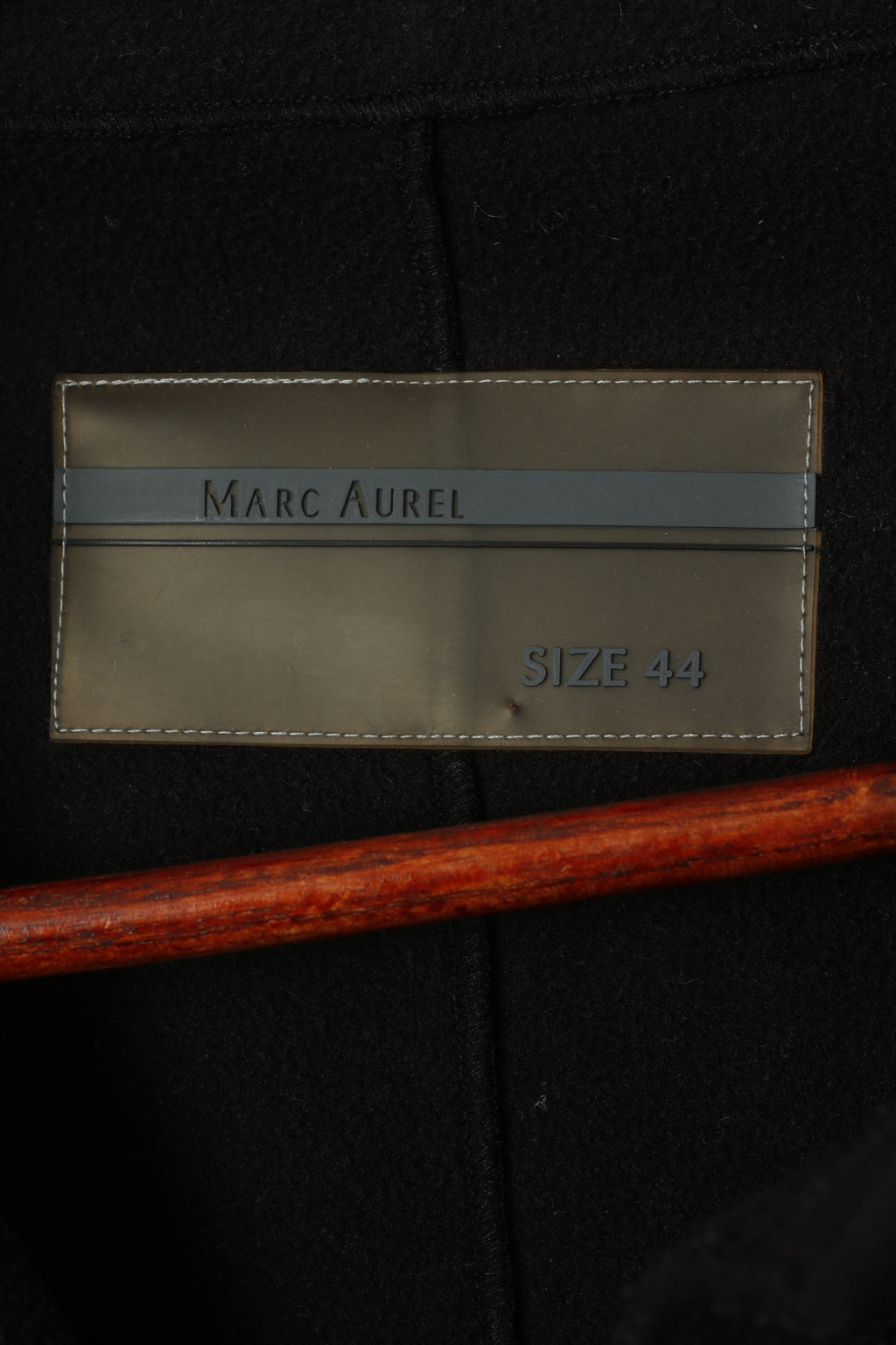 Marc Aurel Women 44  XL Fleece Top Black Snap Stand-up Collar Casual Light Jacket