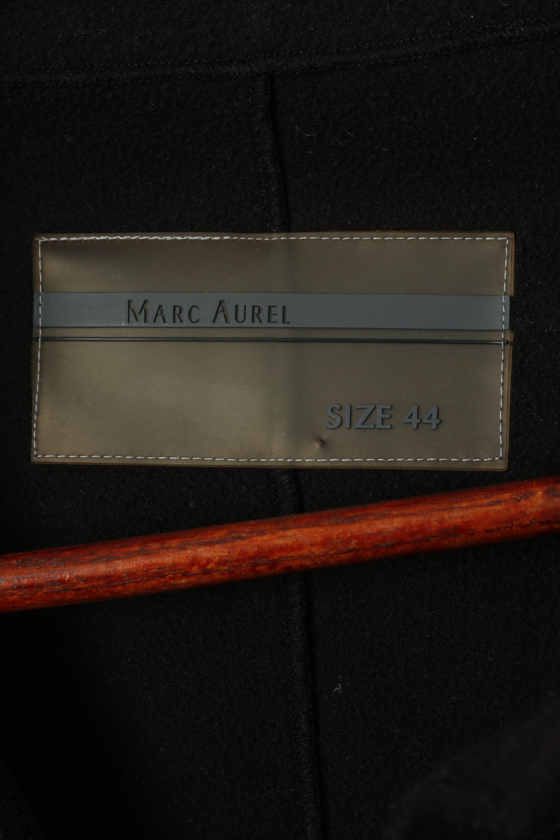 Marc Aurel Women 44  XL Fleece Top Black Snap Stand-up Collar Casual Light Jacket