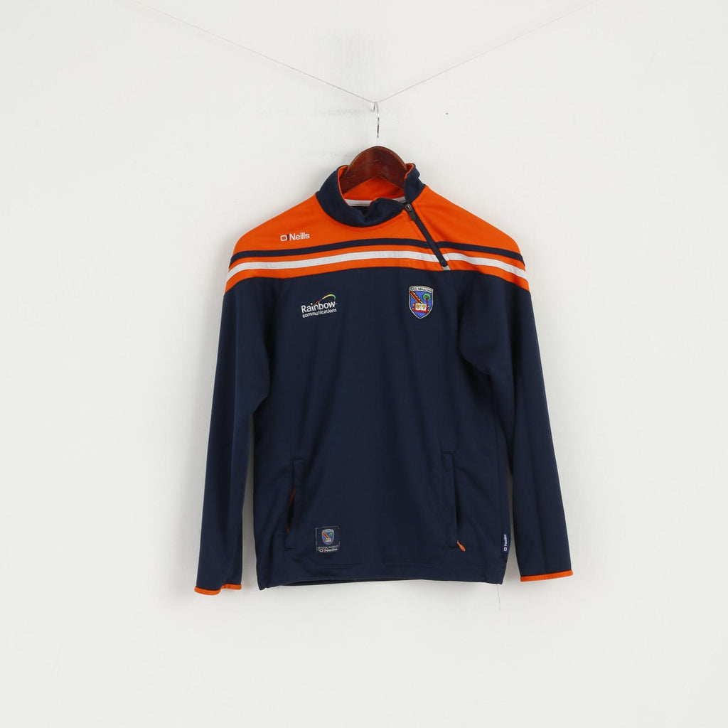 O'Neills Felpa da 10 anni per ragazzi Navy Ard Mhacha Armagh Gaa Gaelic Hurling Top