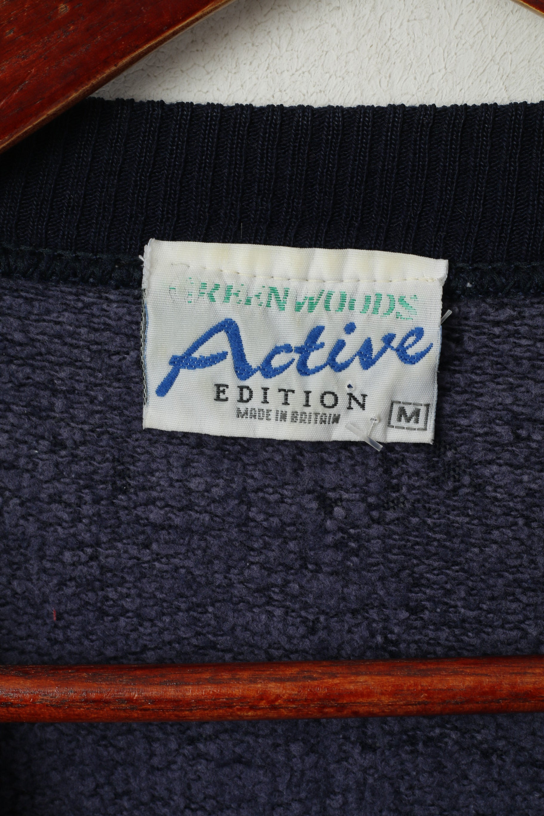 Greenwoods Active Men M Jumper Maglione da vela girocollo ricamato in acrilico blu scuro