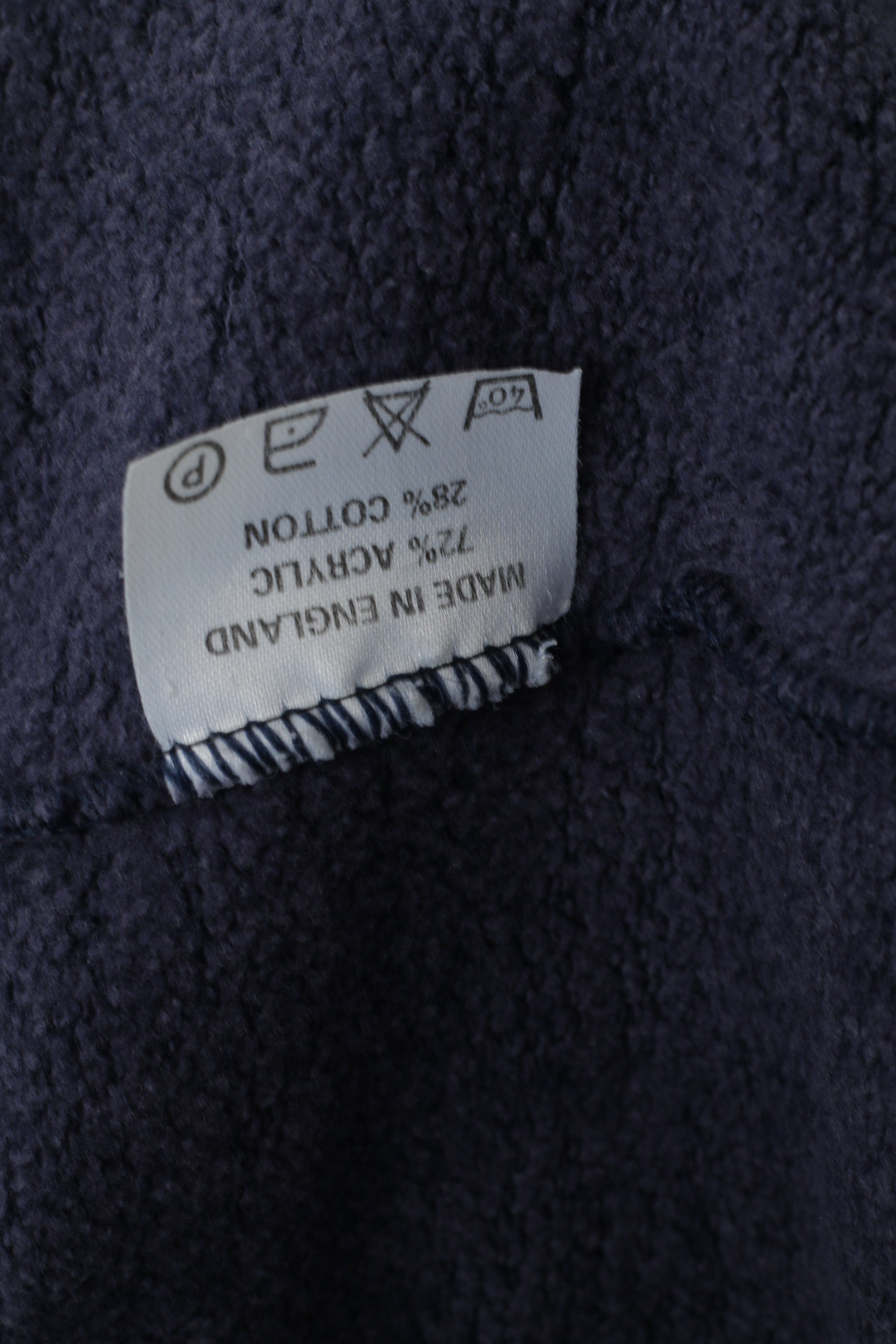 Greenwoods Active Men M Jumper Maglione da vela girocollo ricamato in acrilico blu scuro