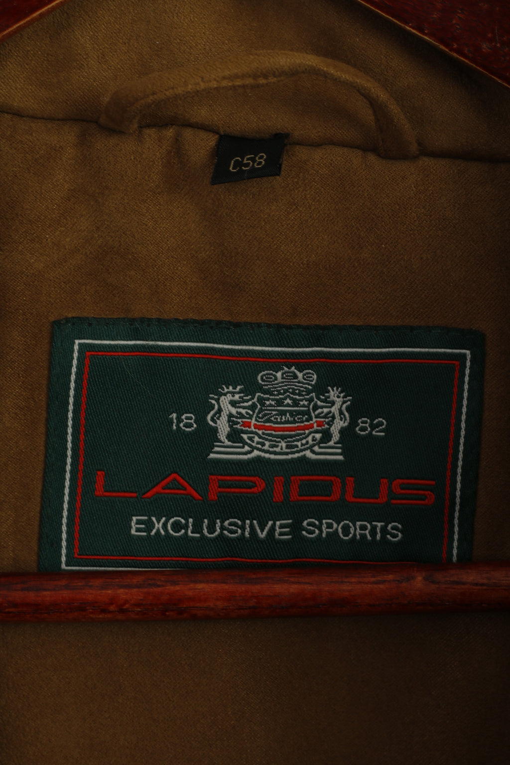 Lapidus Men 58 XXL Jacket Green Velvet Full Zipper Padded Long Soft Coat