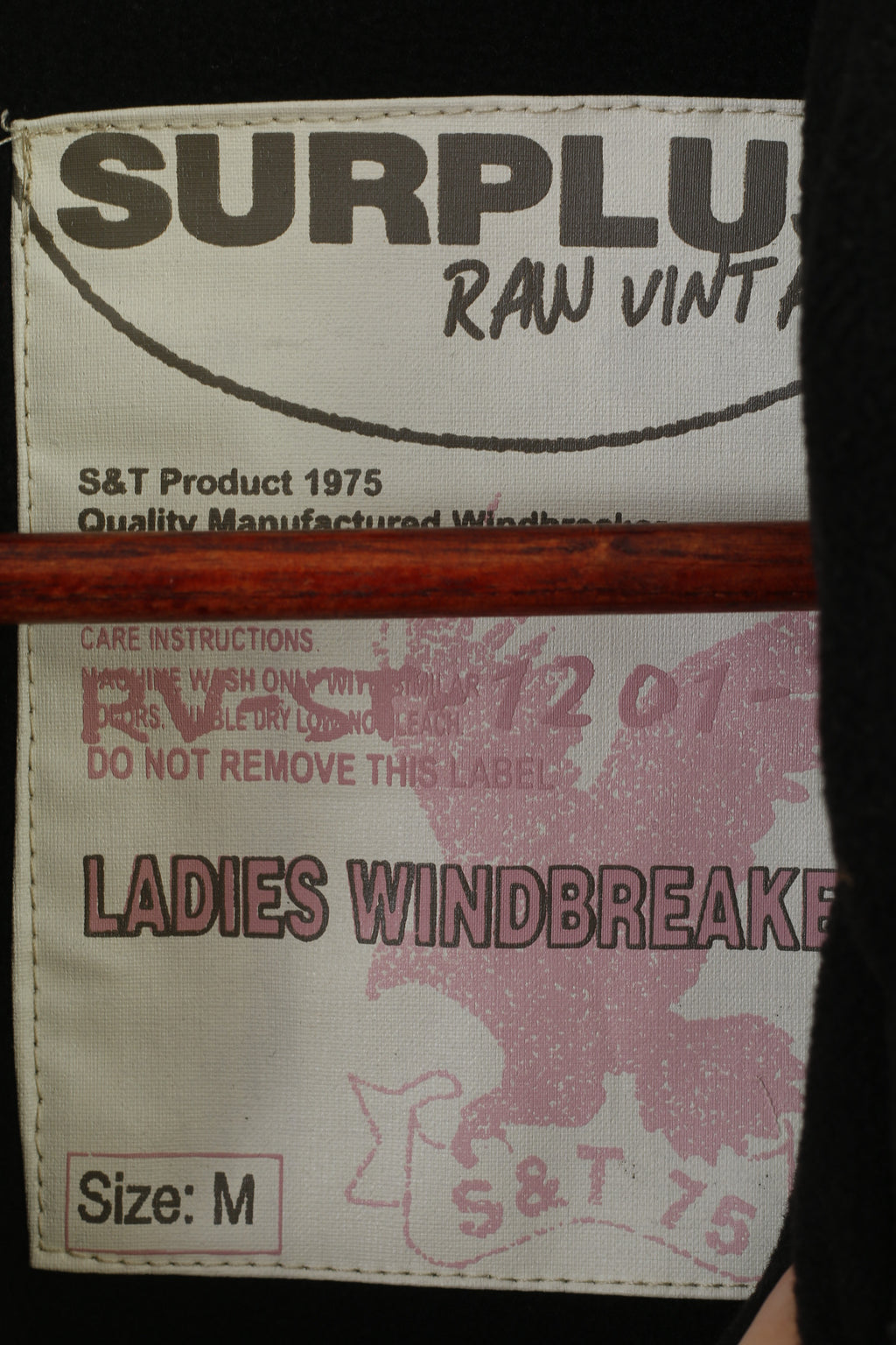 Surplus Women M (S) Jacket Beige Nylon Moro Pullover Windbreaker Raw Vintage Top