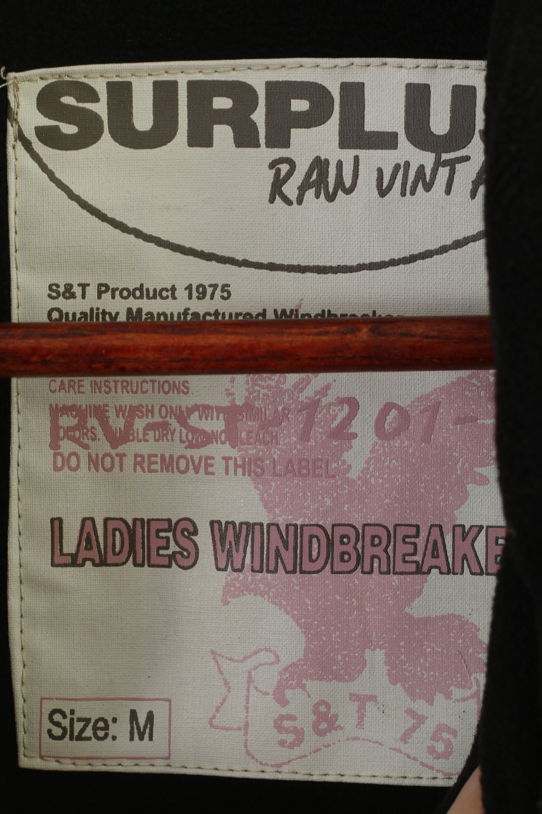 Surplus Women M (S) Giacca Beige Nylon Moro Pullover Giacca a vento Grezza Top vintage