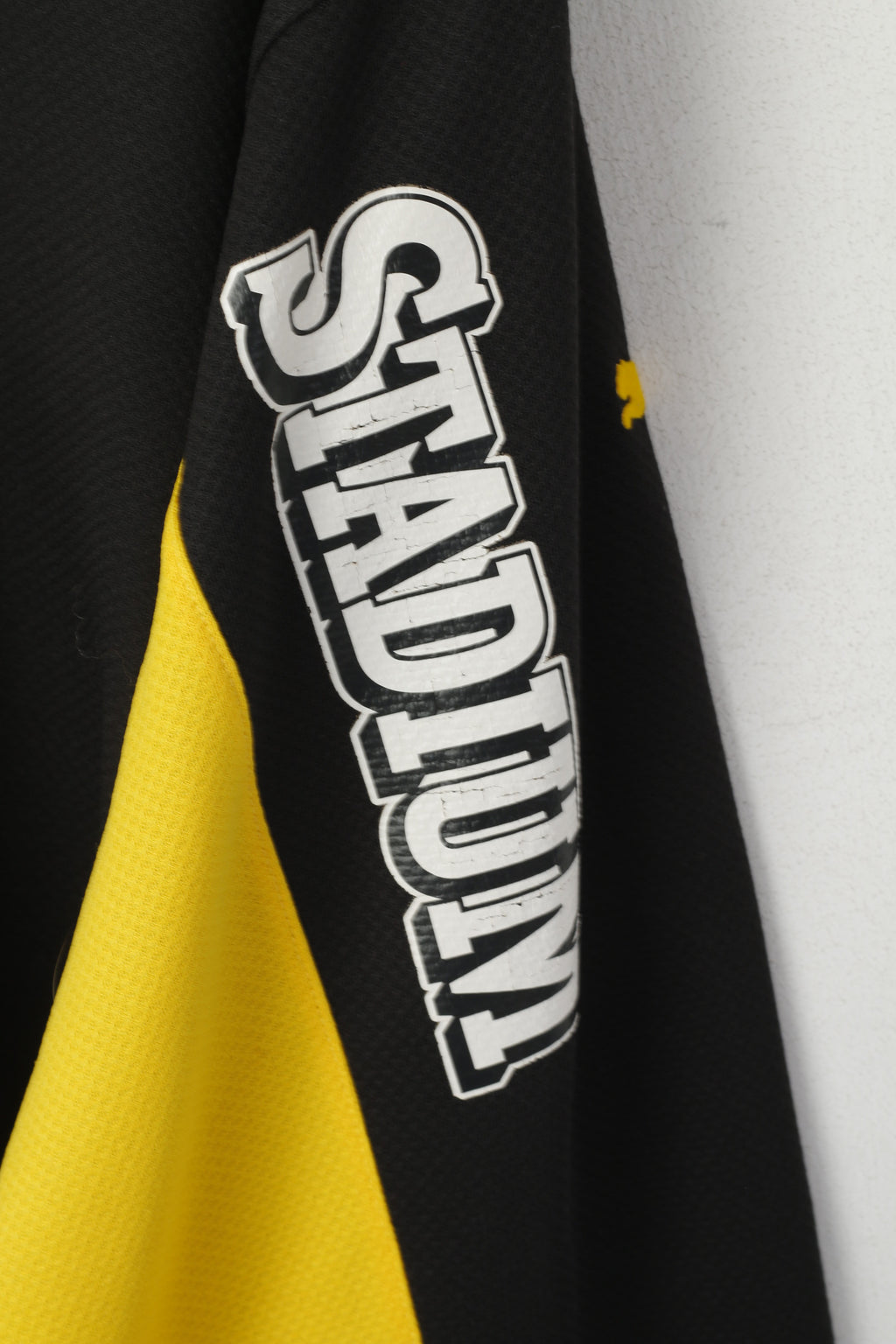 Puma Vaxjo Norra Hommes XL Chemise Noir Football Sportswear Manches Longues Jersey Top