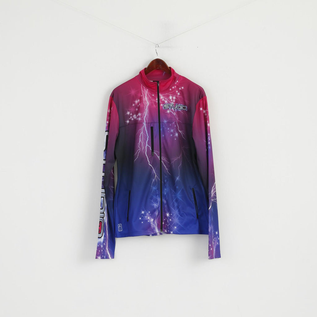 Activated Industry XXXXL (XL) Sweat-shirt pour homme Violet Zip Up CADA Dance Studio Top