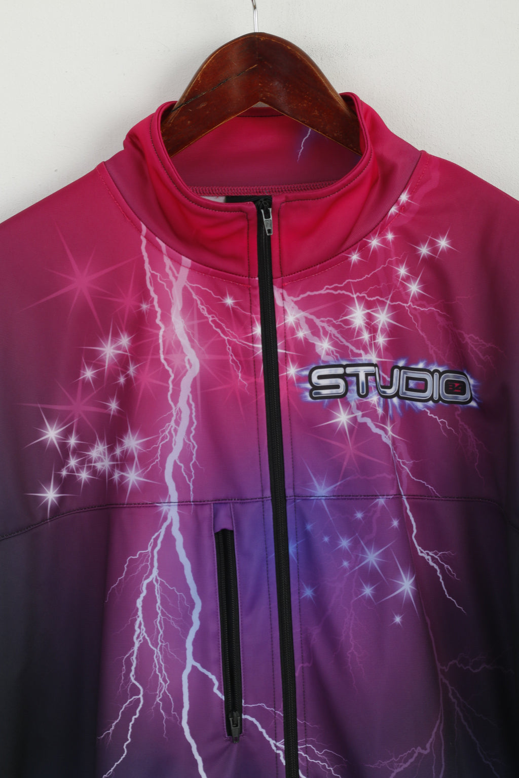 Activated Industry XXXXL (XL) Sweat-shirt pour homme Violet Zip Up CADA Dance Studio Top