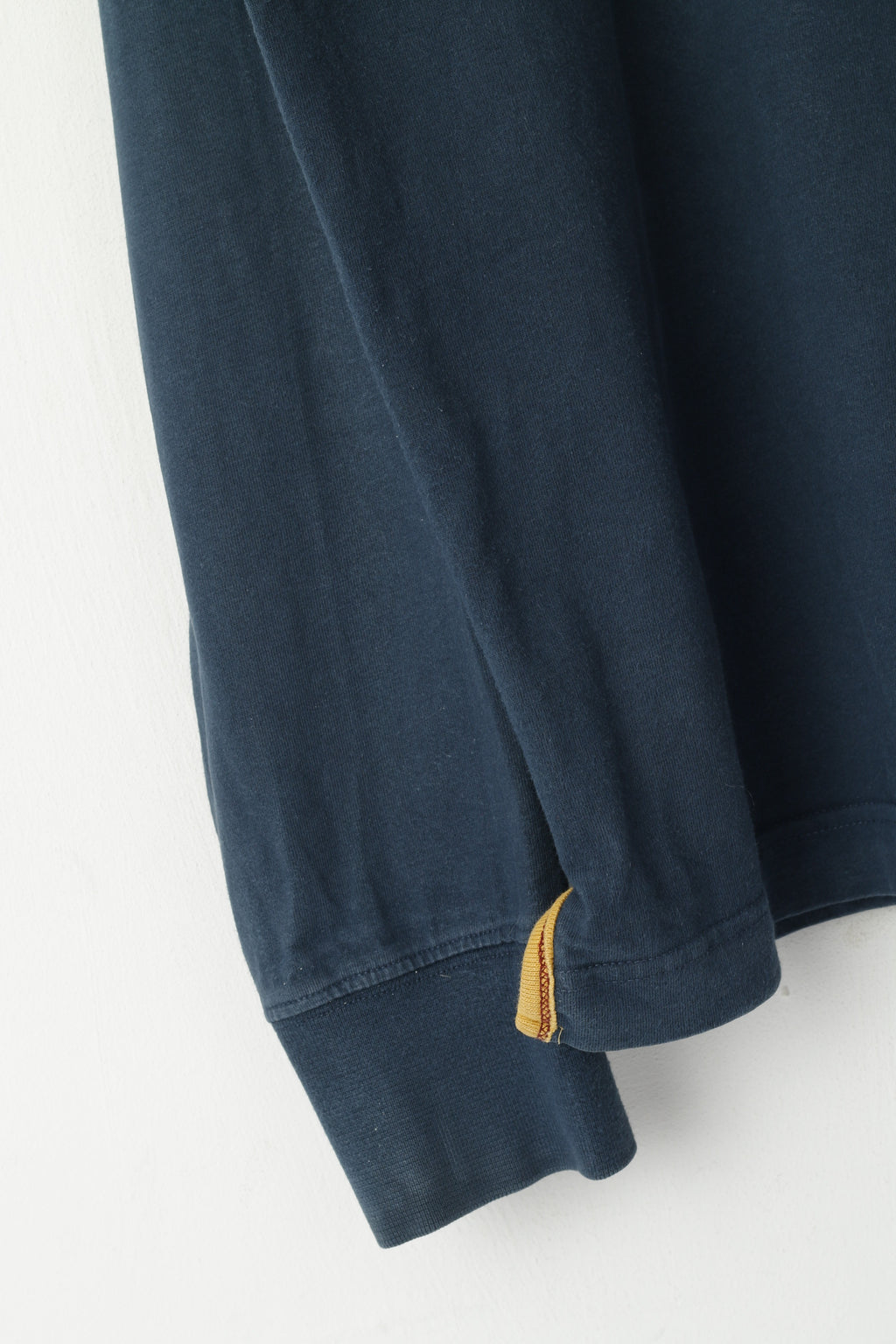 GANT Camicia a maniche lunghe da uomo XL Top girocollo ricamato New Haven in cotone blu scuro