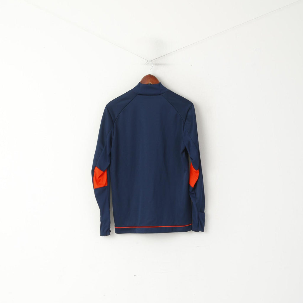 Adidas Youth 176 15-16 Age Shirt Navy Activewear Long Sleeve Climacool Top