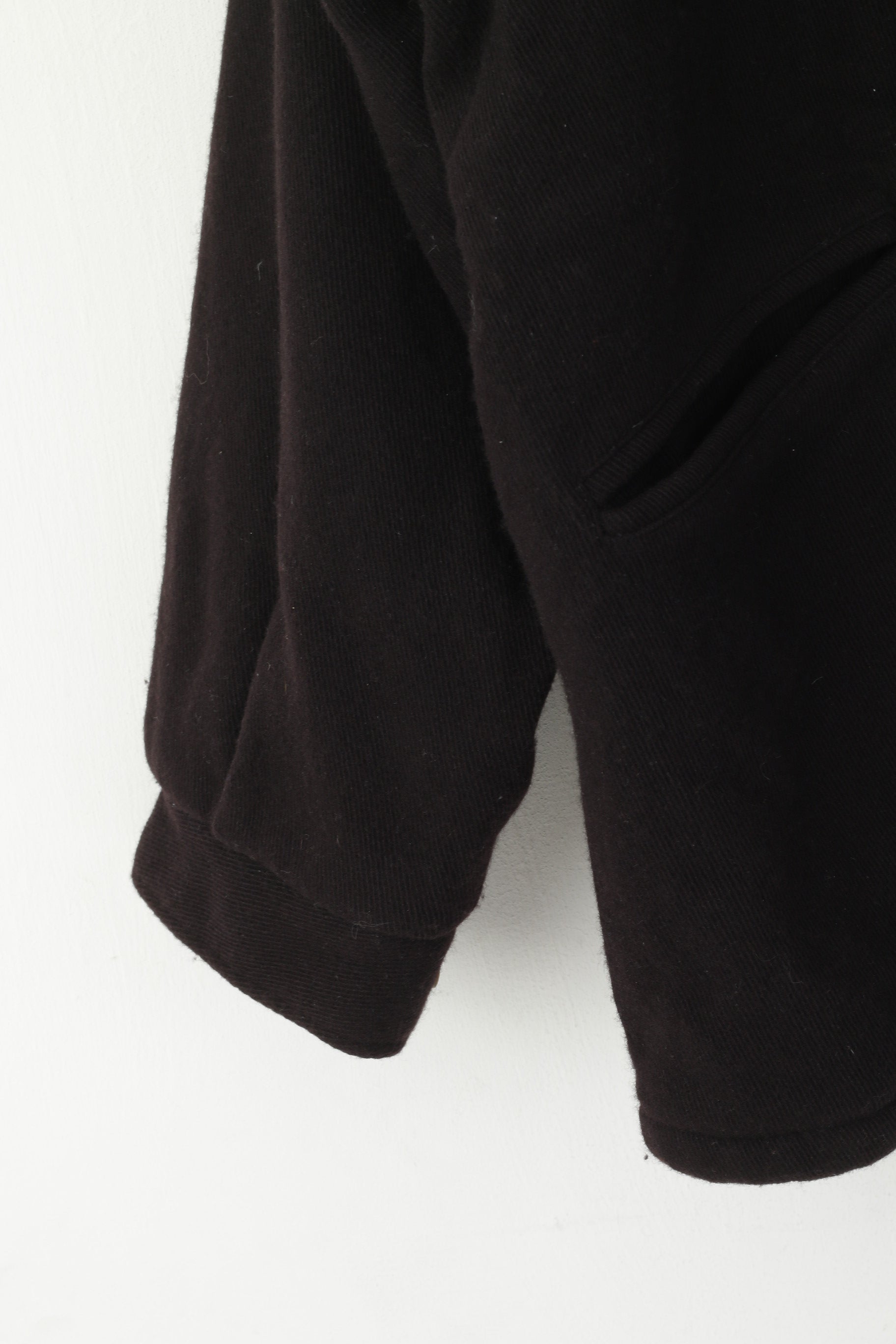 Gant USA Men L Jacket Navy Wool New Haven Bomber Full Zipper Haut classique