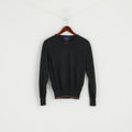 Fred Perry Boys 101cm 40" 12 Age Jumper Grey Merino Wool Classic Sweater