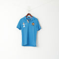 Gx3 Jeans Men L (M) Polo Shirt Turquoise Cotton French Team Best Horse Tour St.Tropez #2 Top