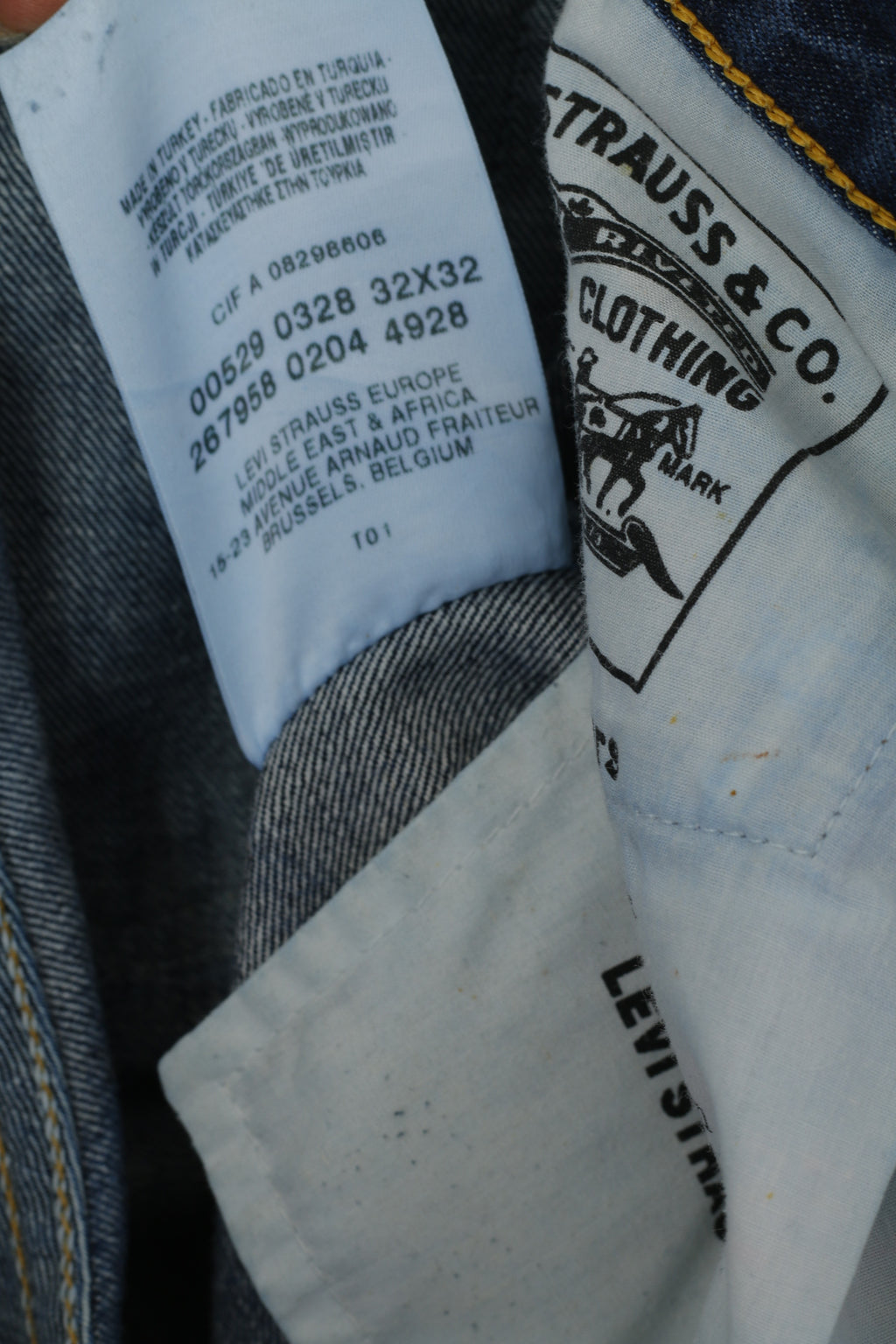 Levi's 529 Womens 32 Jeans Trousers Denim Cotton Navy Curve Bootcut Pants