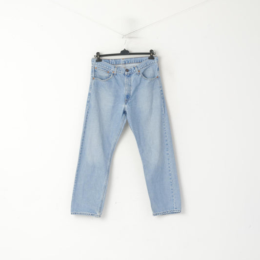 Levi's Men 36 Jeans Trousers Blue Denim Vintage Cotton 521 Classic Pants
